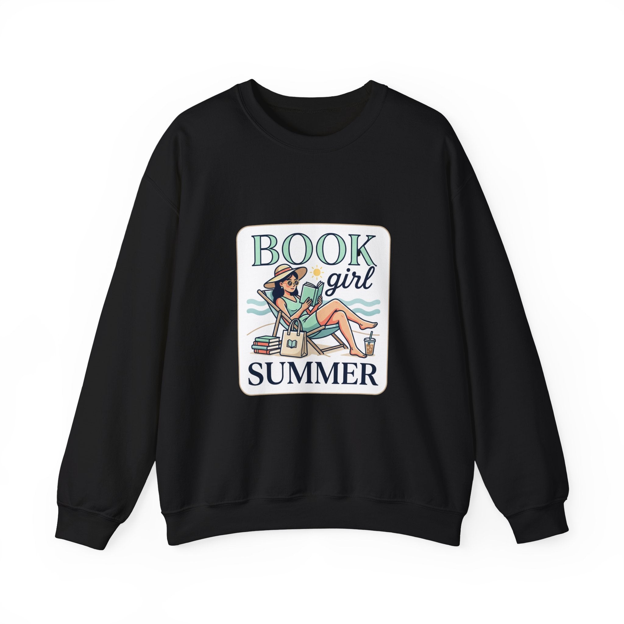 Book Girl Summer Crewneck Sweatshirt | BookTok, Reading Aesthetic