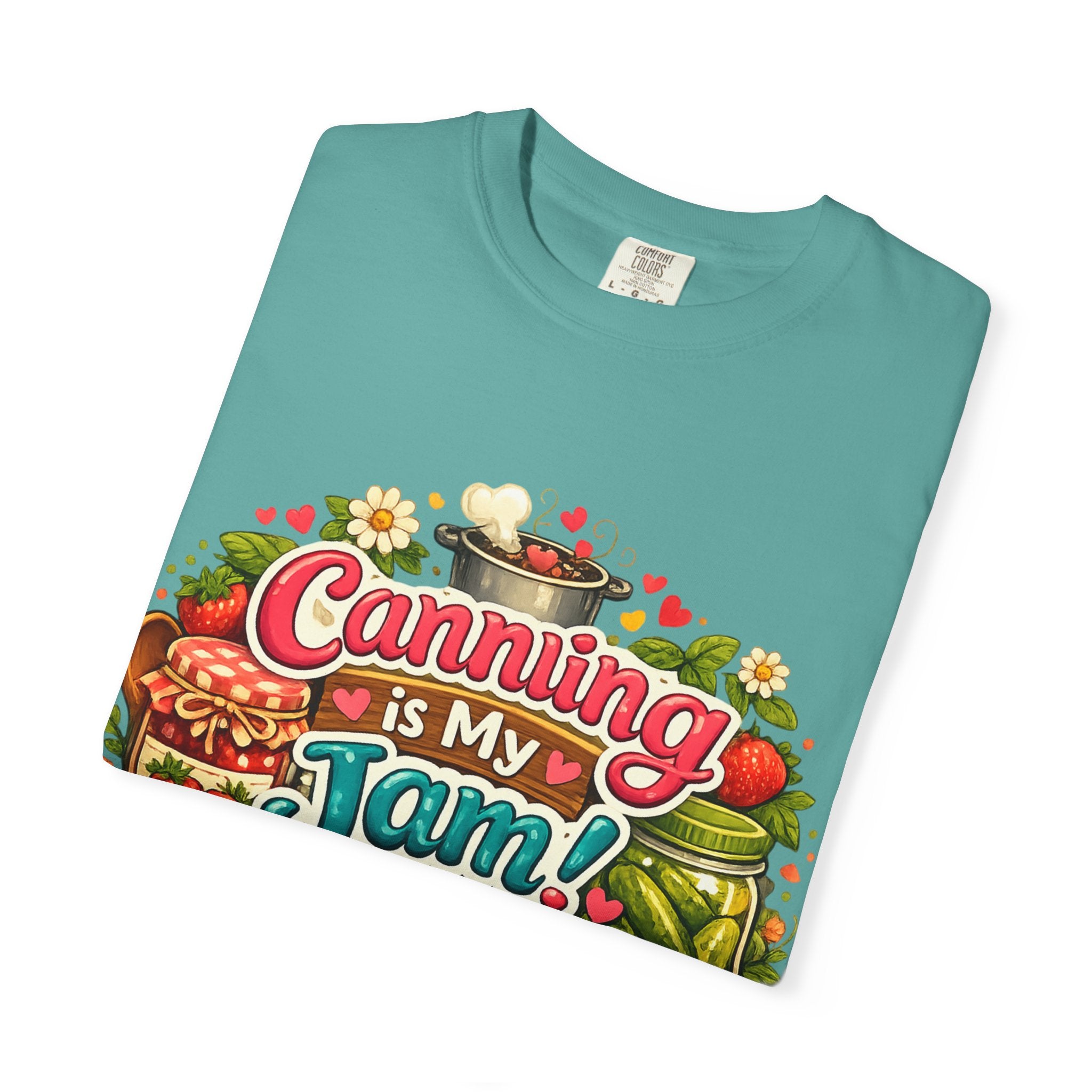 Canning Is My Jam T-Shirt — Retro Mason Jar Canning Shirt for Preservers & Gardeners