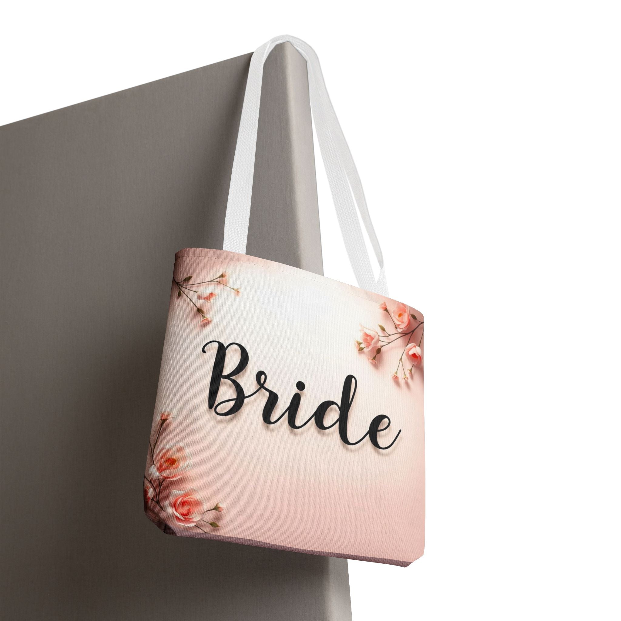 Bride Floral Tote Bag – Pink Bridal Shower & Bachelorette Gift