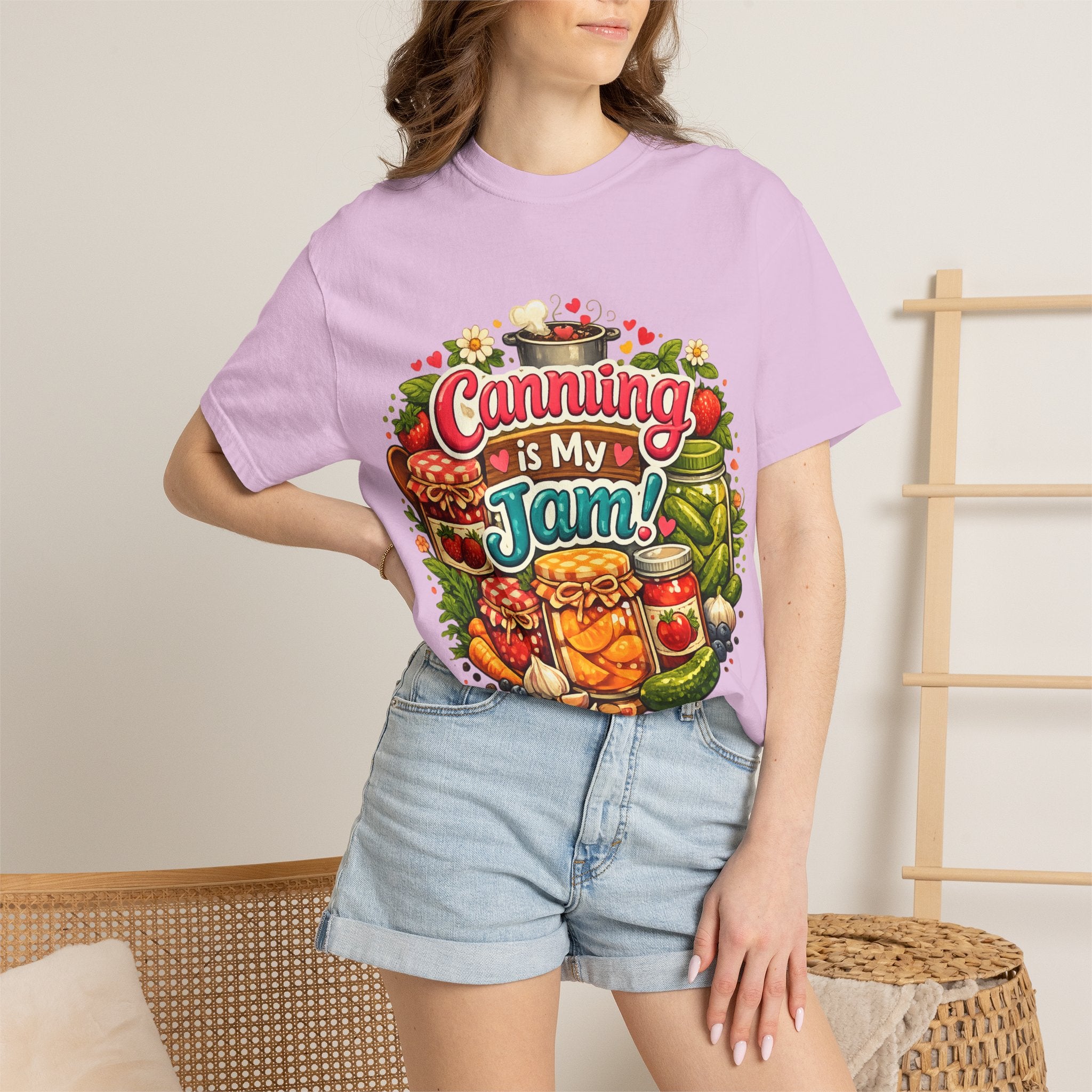 Canning Is My Jam T-Shirt — Retro Mason Jar Canning Shirt for Preservers & Gardeners