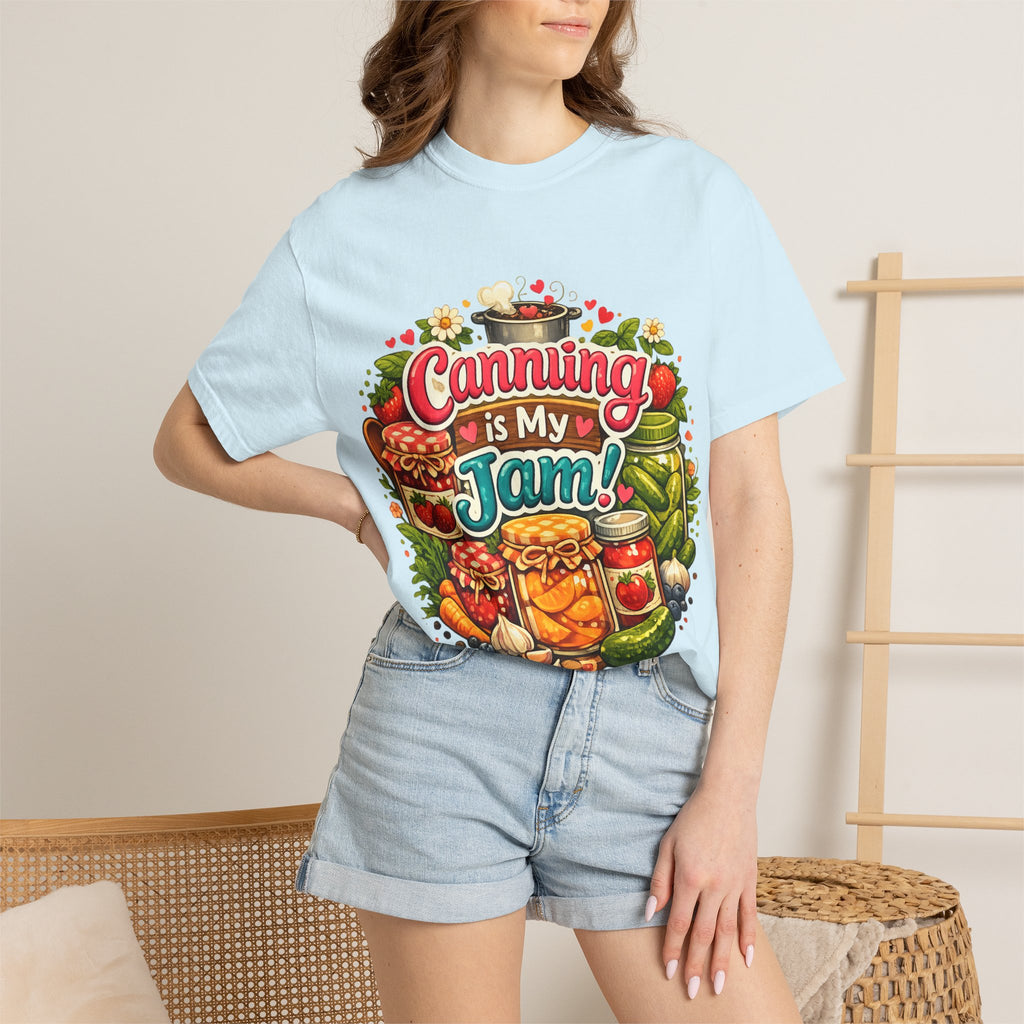 Canning Is My Jam T-Shirt — Retro Mason Jar Canning Shirt for Preservers & Gardeners
