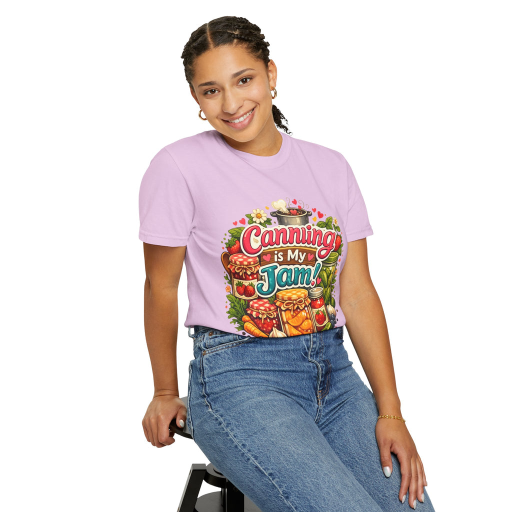 Canning Is My Jam T-Shirt — Retro Mason Jar Canning Shirt for Preservers & Gardeners