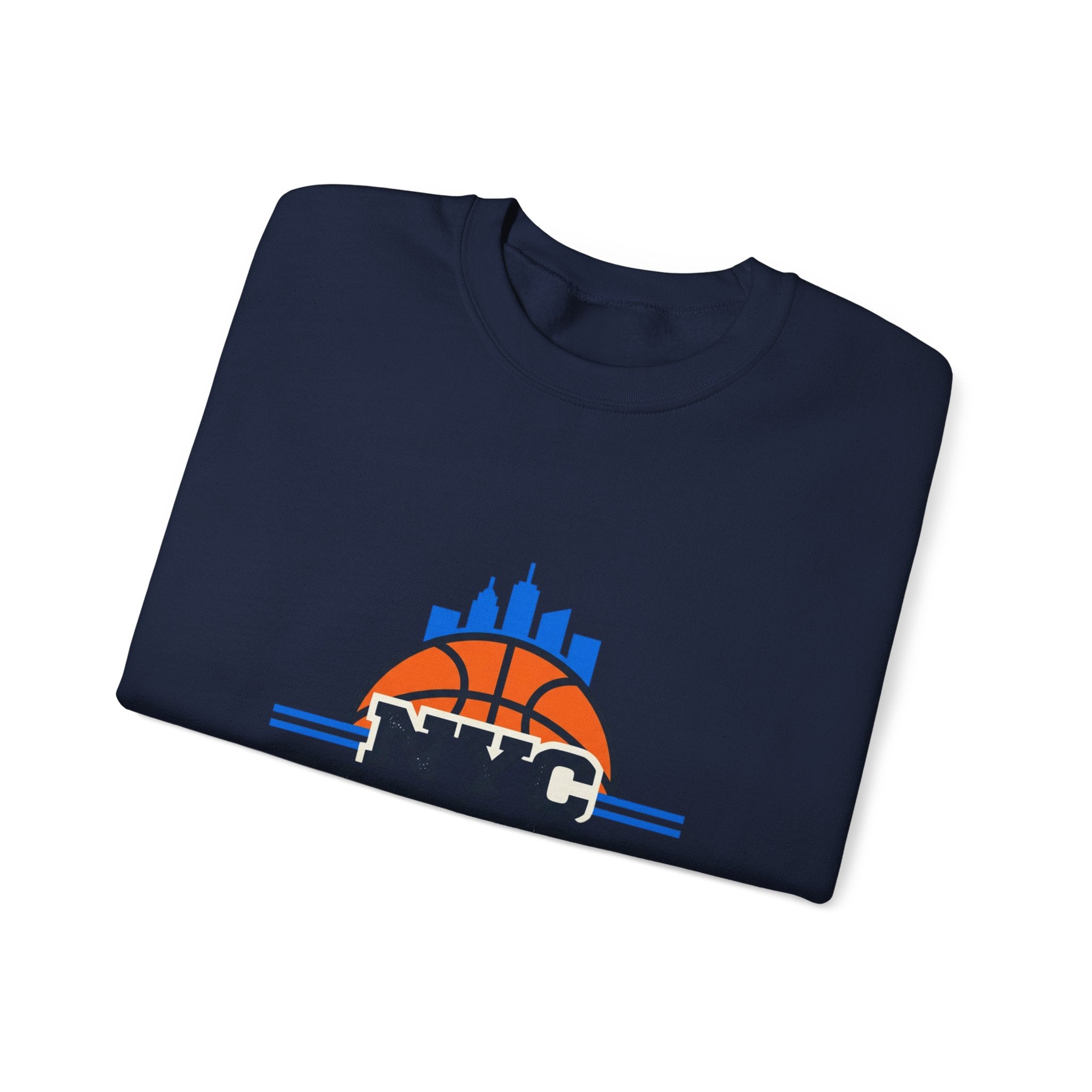 NYC Hoops Club Varsity Crewneck, city basketball, collegiate streetwear