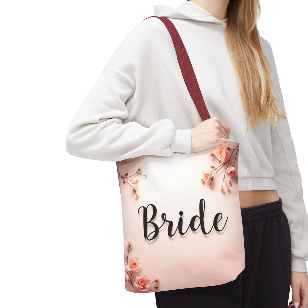 Bride Floral Tote Bag – Pink Bridal Shower & Bachelorette Gift