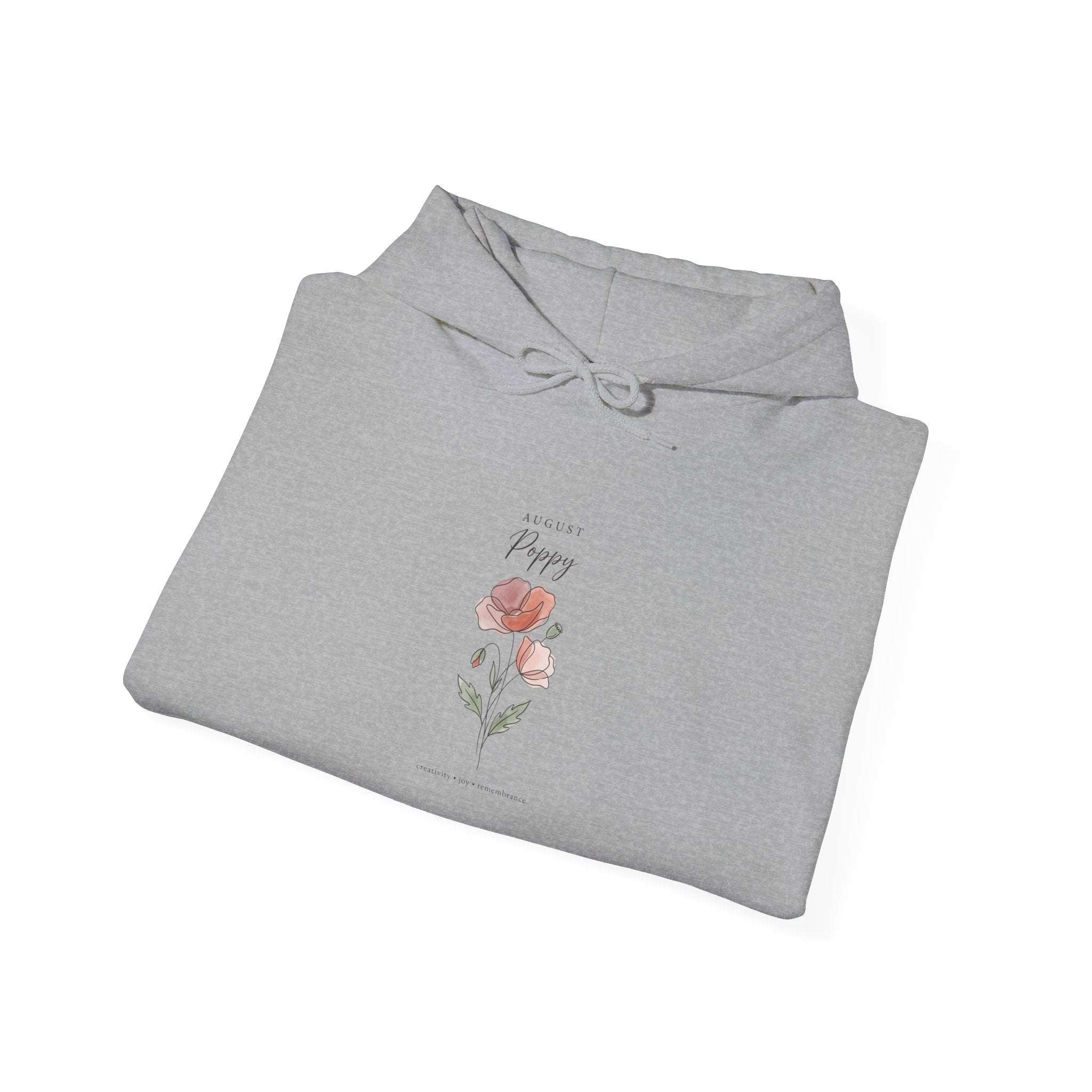 Birth Month Flower Hoodie | Personalized Botanical Watercolor, Custom Name