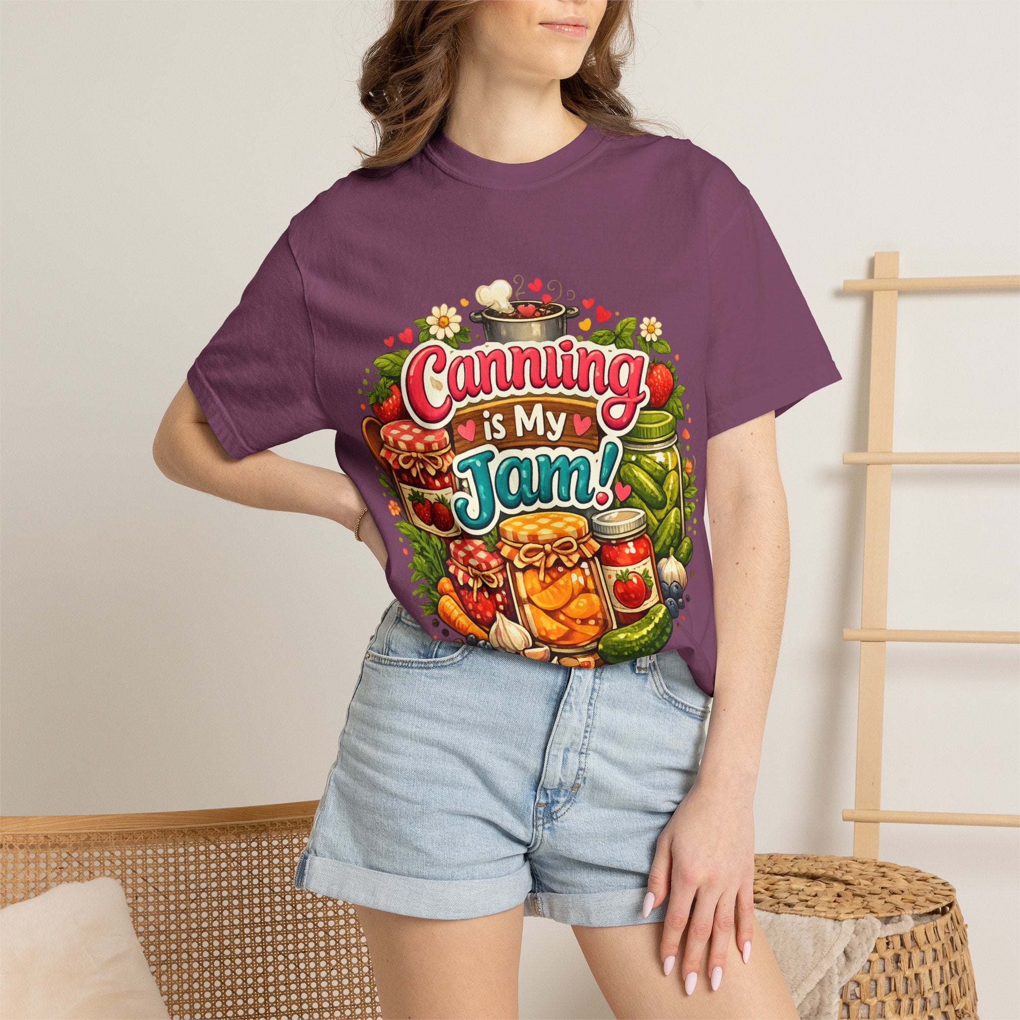 Canning Is My Jam T-Shirt — Retro Mason Jar Canning Shirt for Preservers & Gardeners