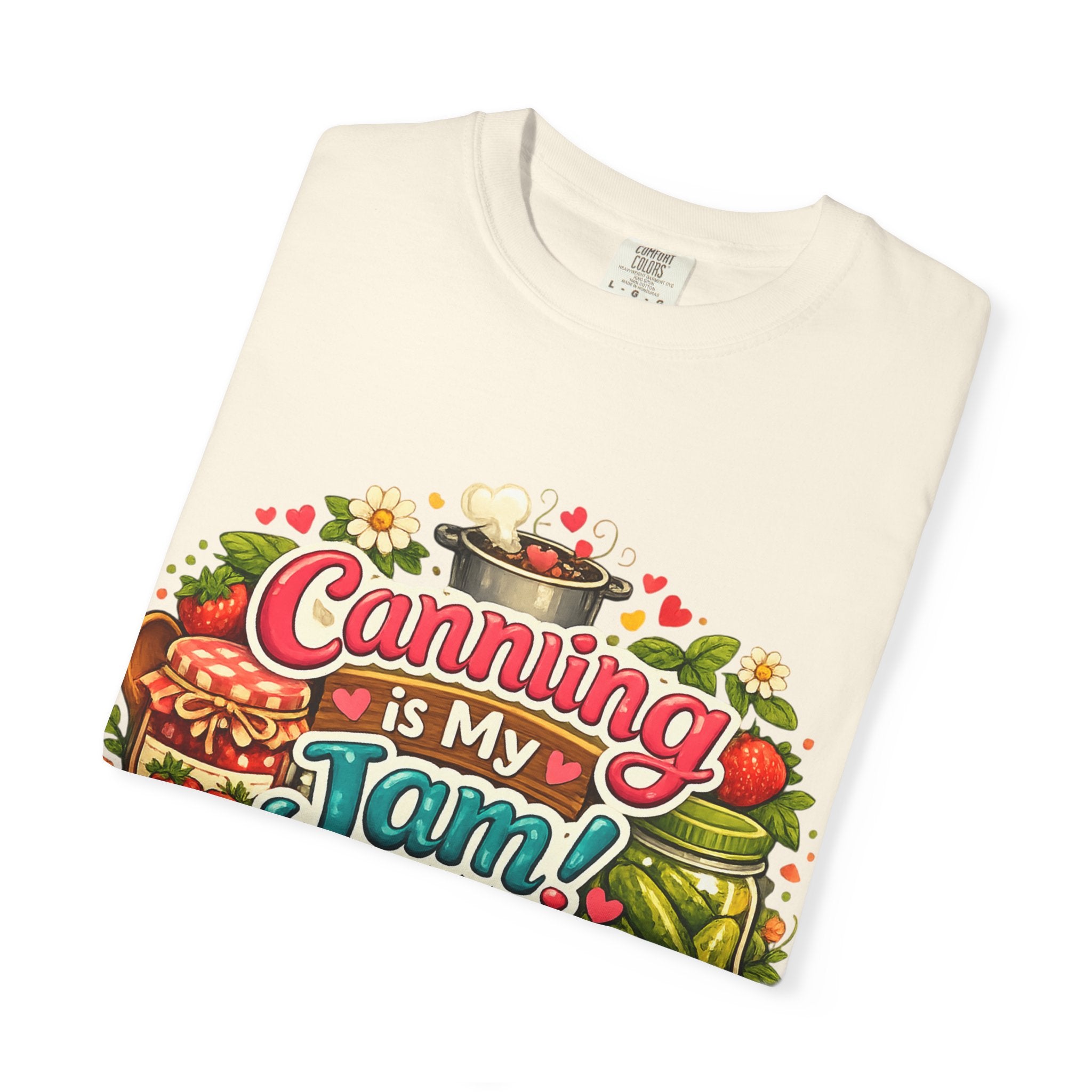 Canning Is My Jam T-Shirt — Retro Mason Jar Canning Shirt for Preservers & Gardeners