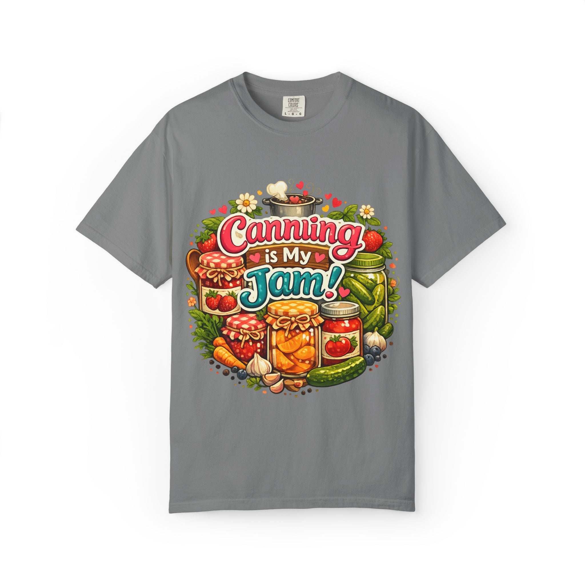 Canning Is My Jam T-Shirt — Retro Mason Jar Canning Shirt for Preservers & Gardeners