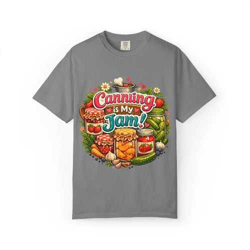 Canning Is My Jam T-Shirt — Retro Mason Jar Canning Shirt for Preservers & Gardeners