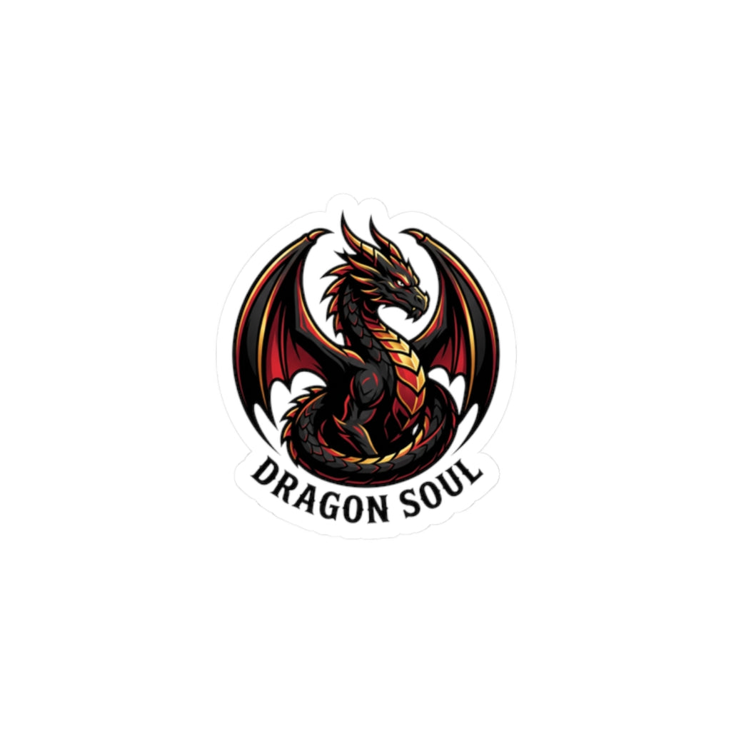 Dragon Soul Sticker | dragon, fantasy art, tattoo style