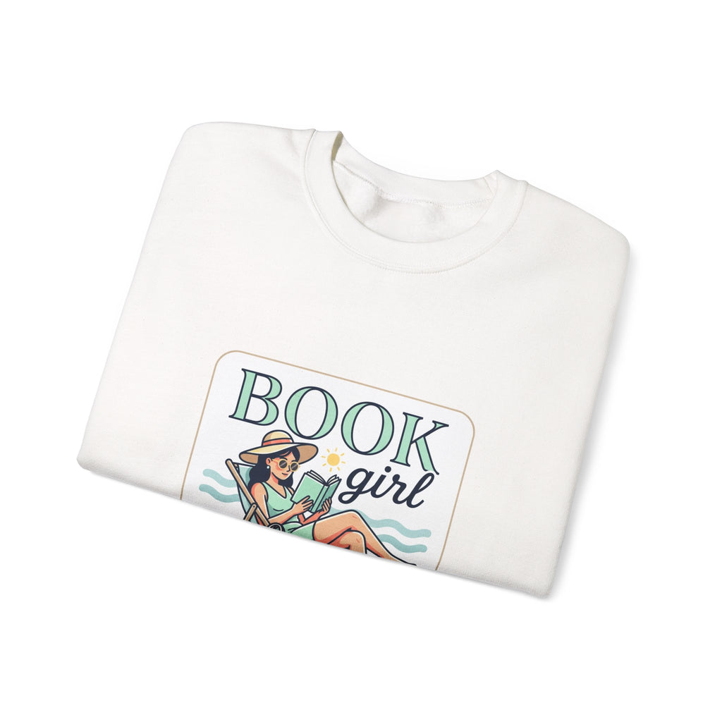 Book Girl Summer Crewneck Sweatshirt | BookTok, Reading Aesthetic