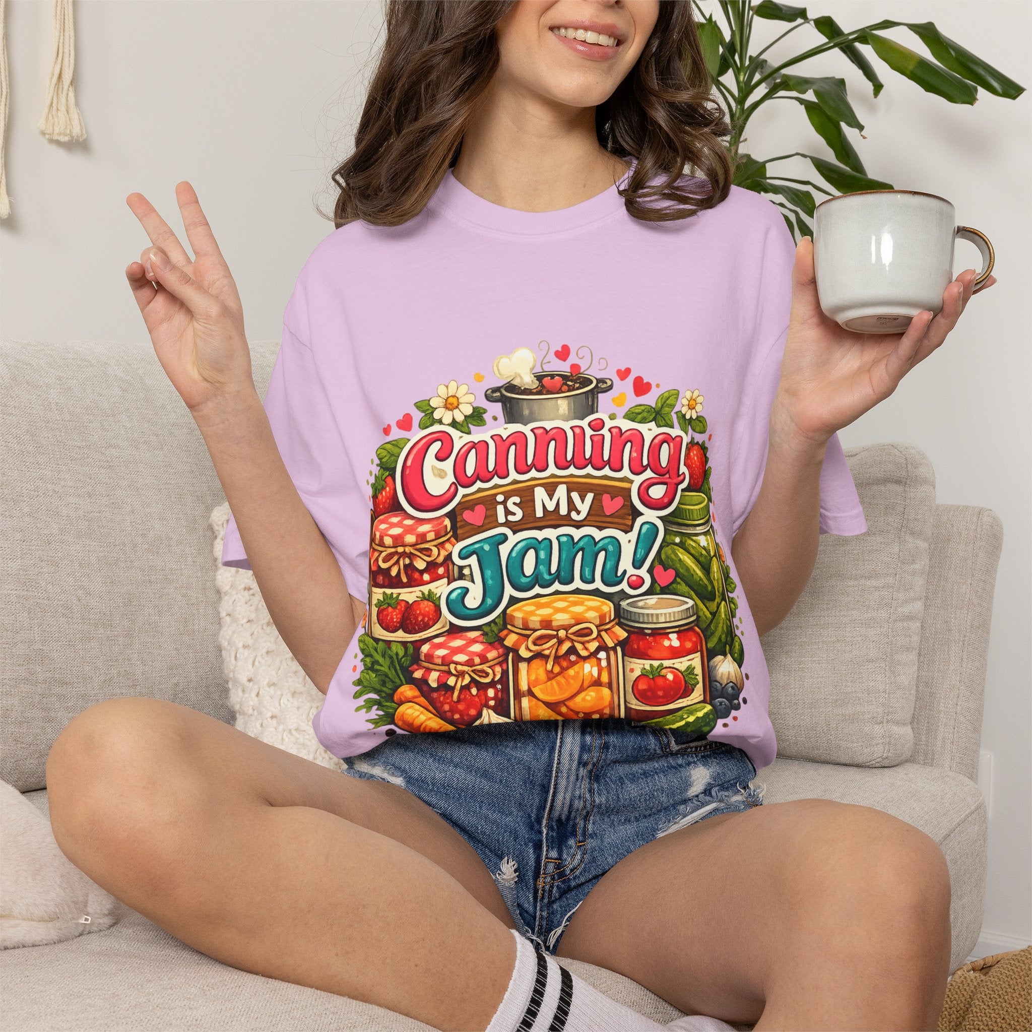 Canning Is My Jam T-Shirt — Retro Mason Jar Canning Shirt for Preservers & Gardeners