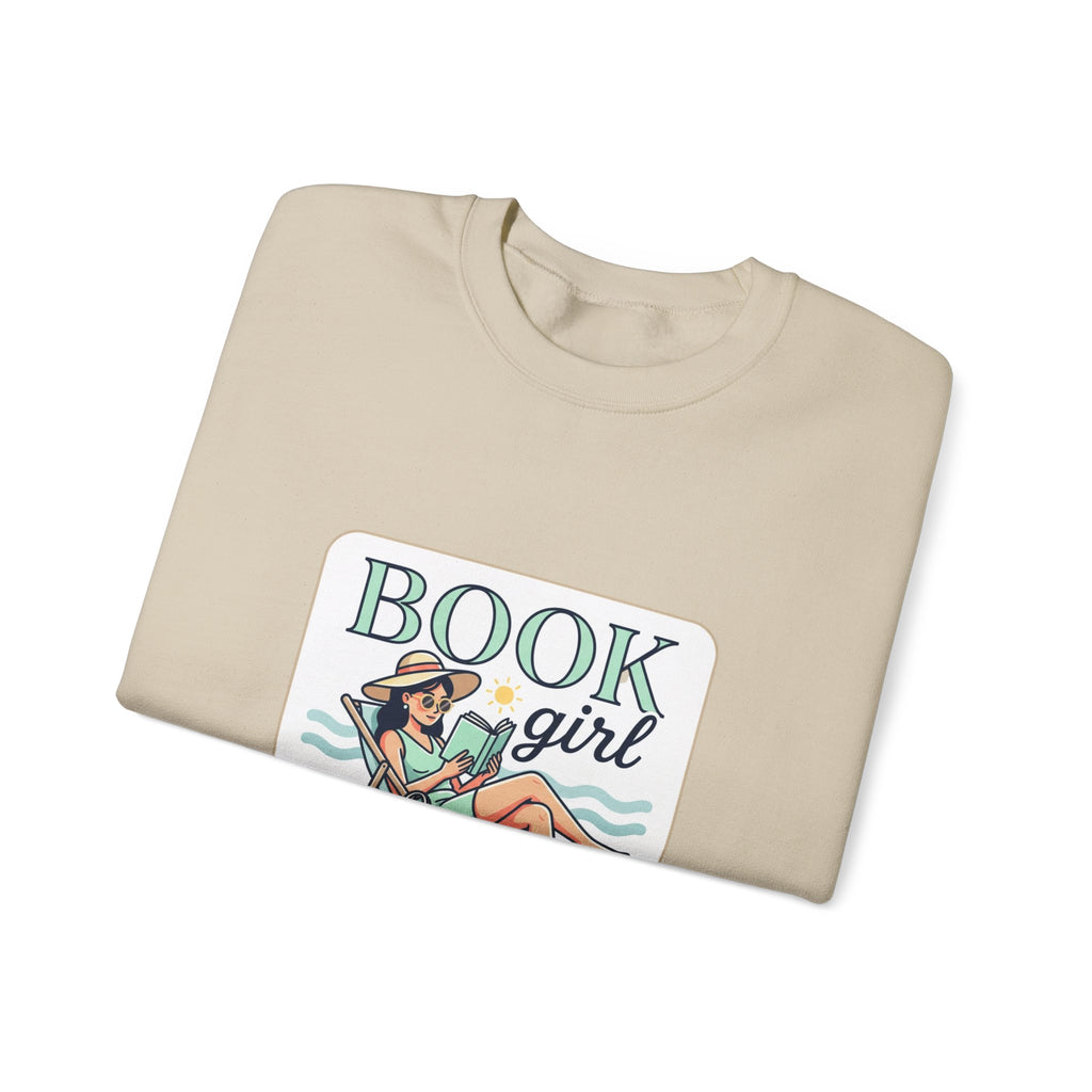Book Girl Summer Crewneck Sweatshirt | BookTok, Reading Aesthetic