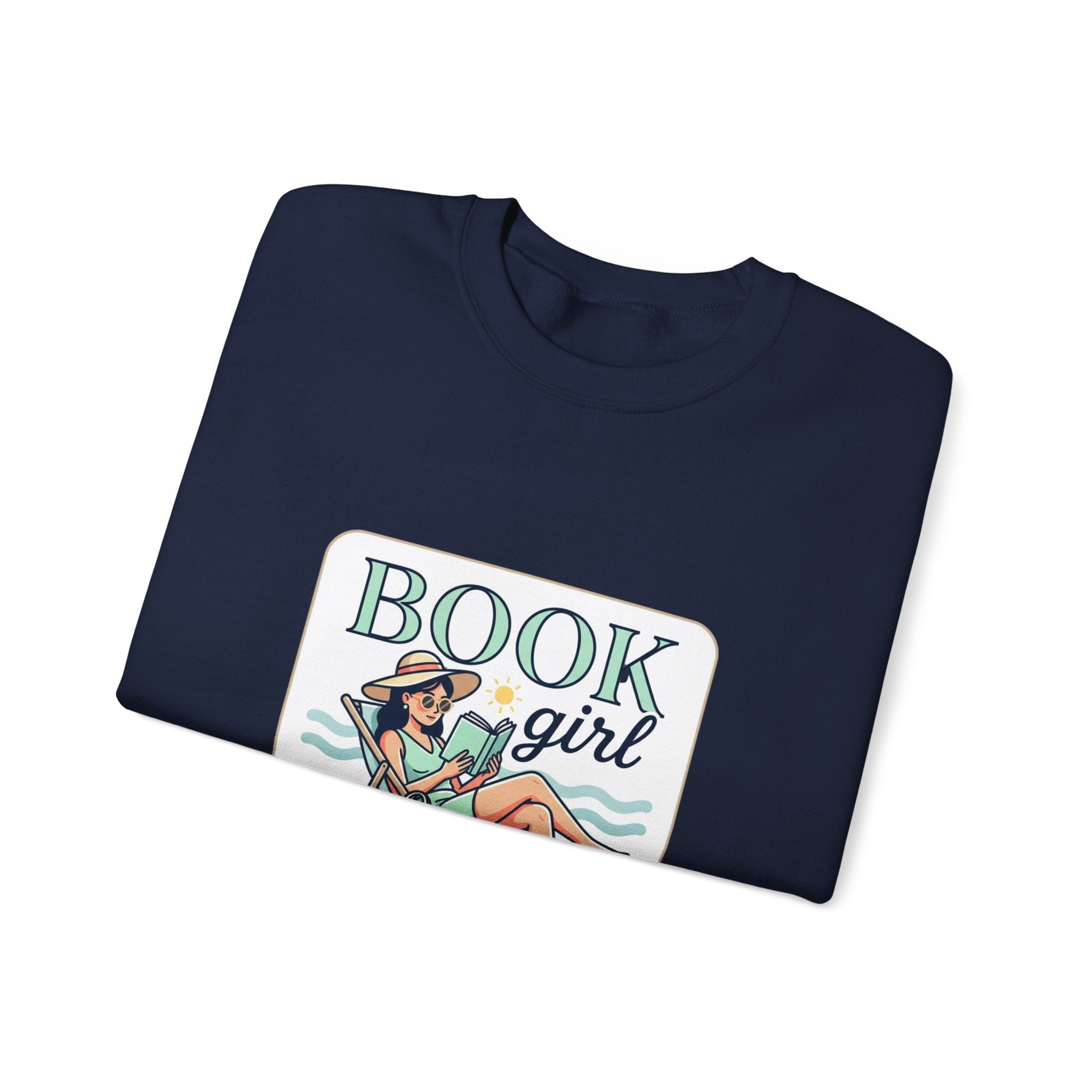 Book Girl Summer Crewneck Sweatshirt | BookTok, Reading Aesthetic