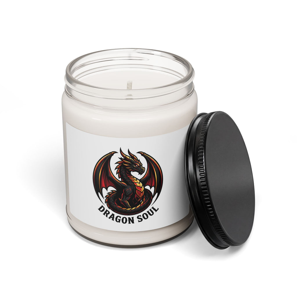 Dragon Soul Candle, fantasy dragon art, mythical creature, dark academia