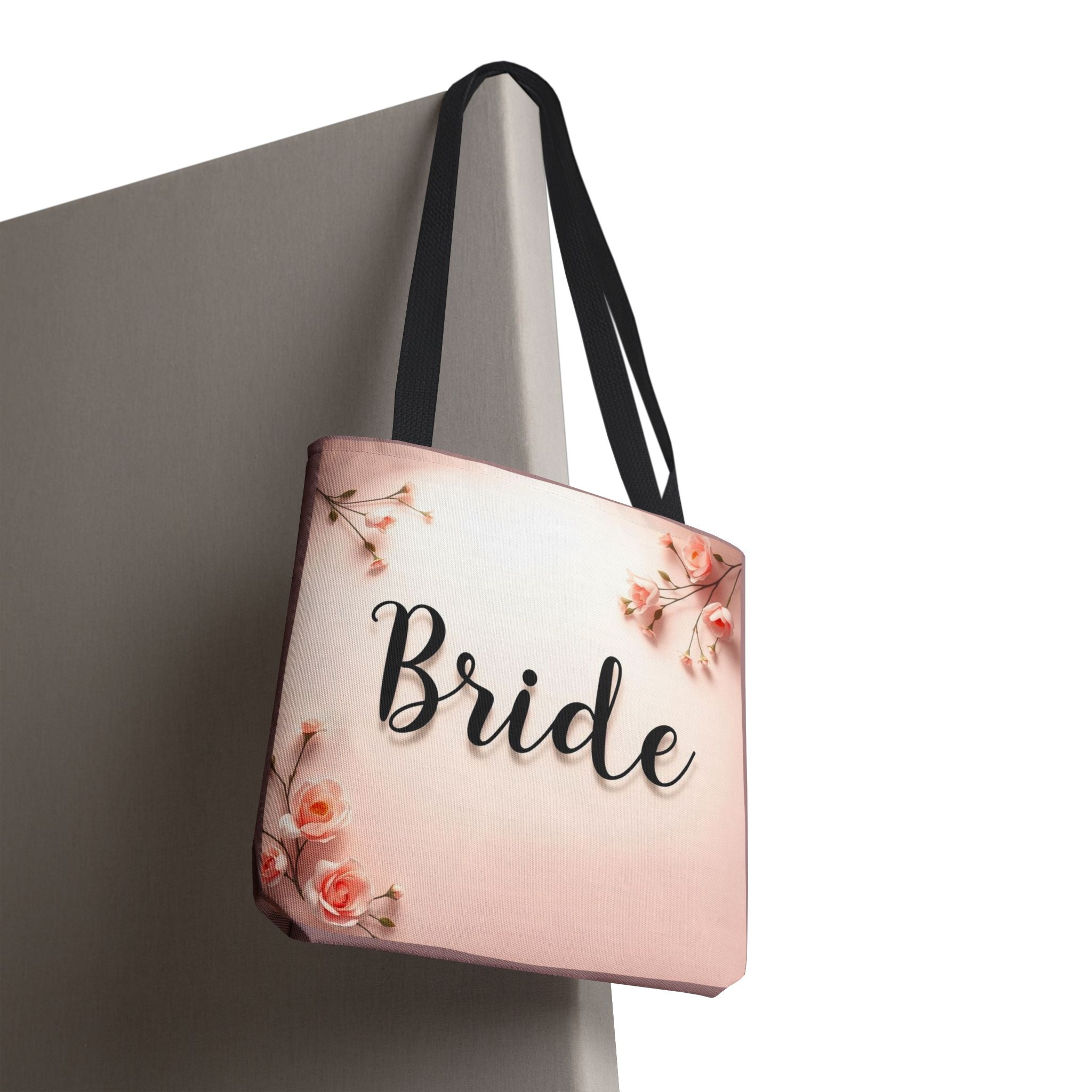 Bride Floral Tote Bag – Pink Bridal Shower & Bachelorette Gift