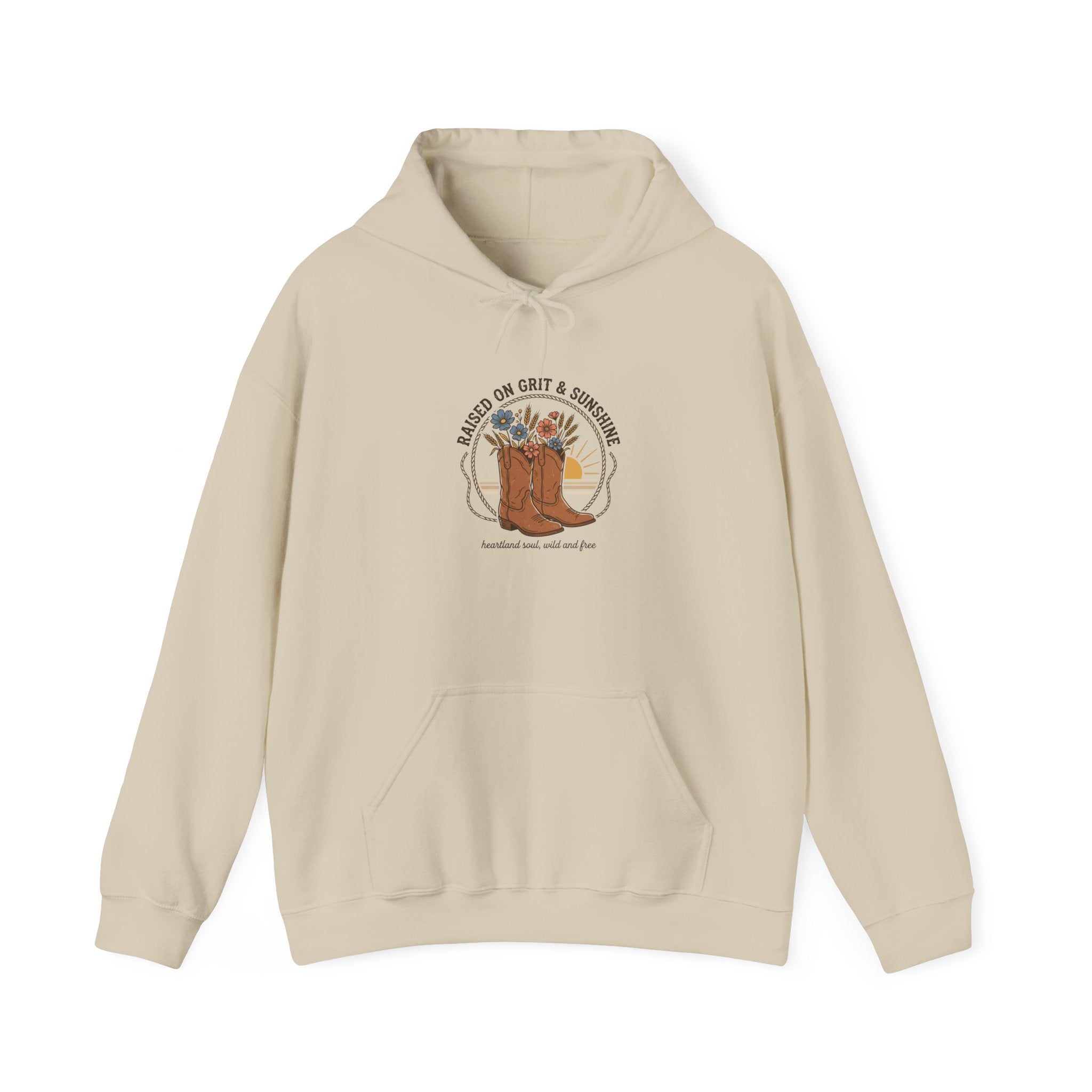 Cowgirl Boots Floral Graphic Hoodie | western, rustic