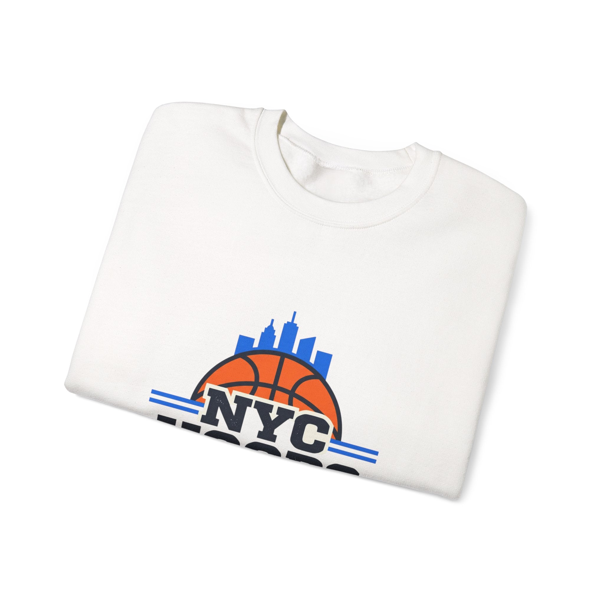 NYC Hoops Club Varsity Crewneck, city basketball, collegiate streetwear
