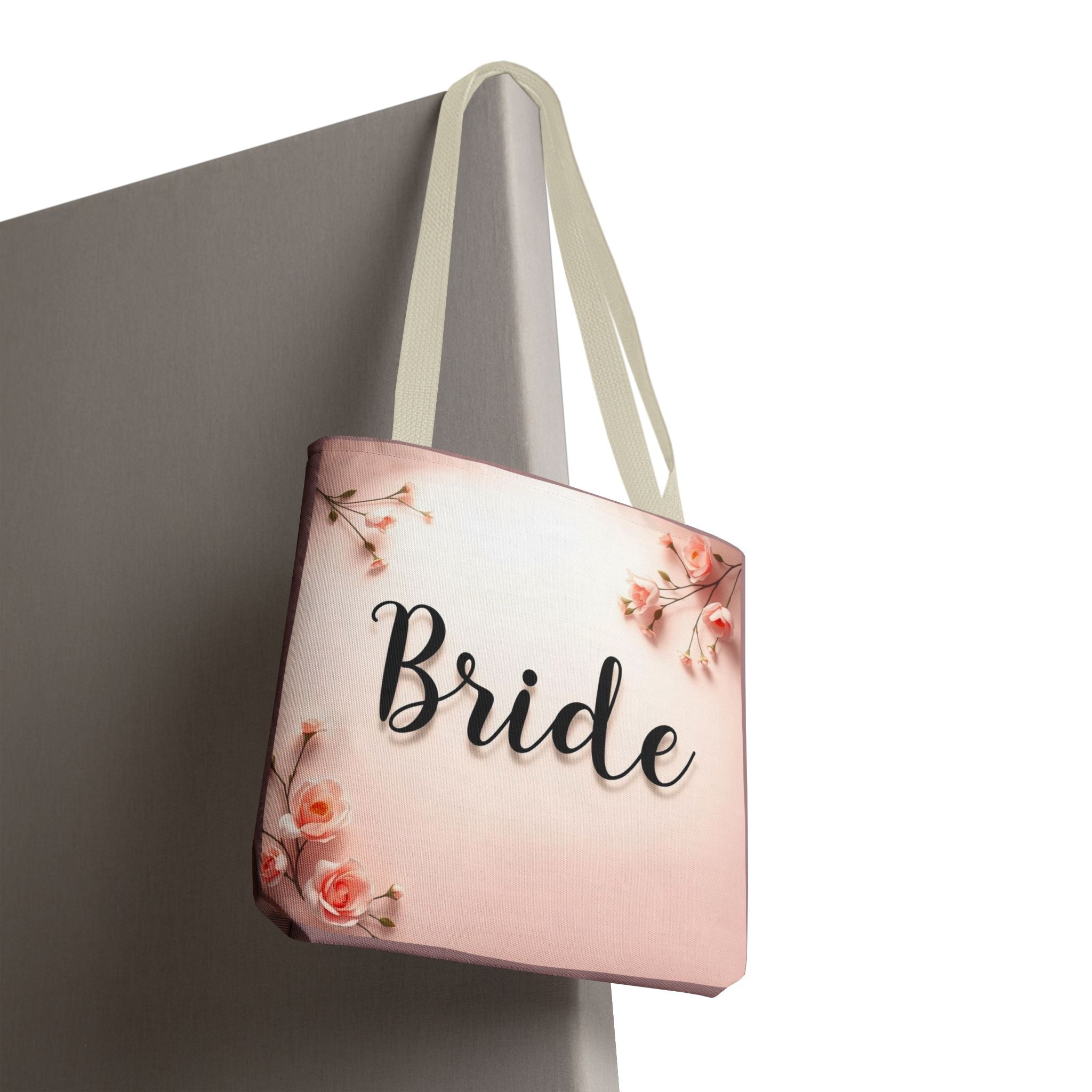 Bride Floral Tote Bag – Pink Bridal Shower & Bachelorette Gift