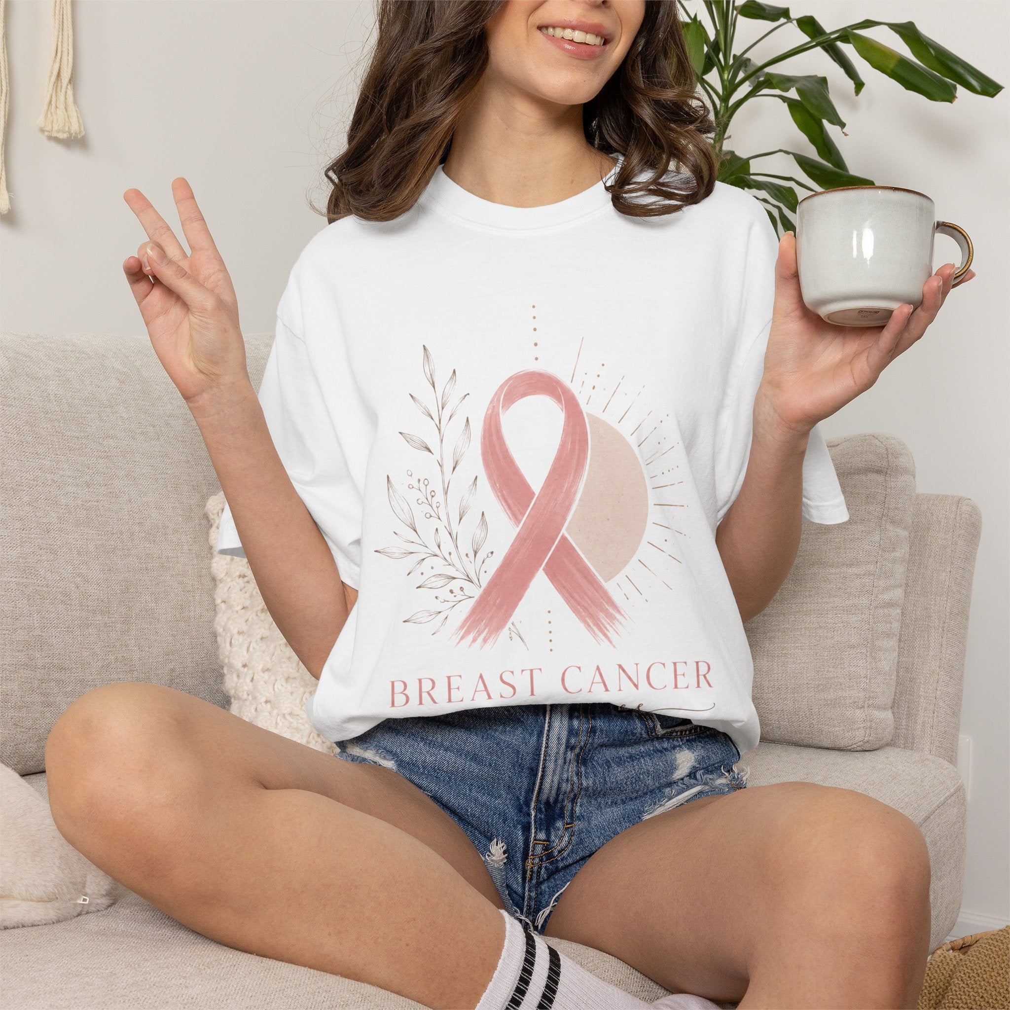 Breast Cancer Awareness T-Shirt — Pink Ribbon Support Tee