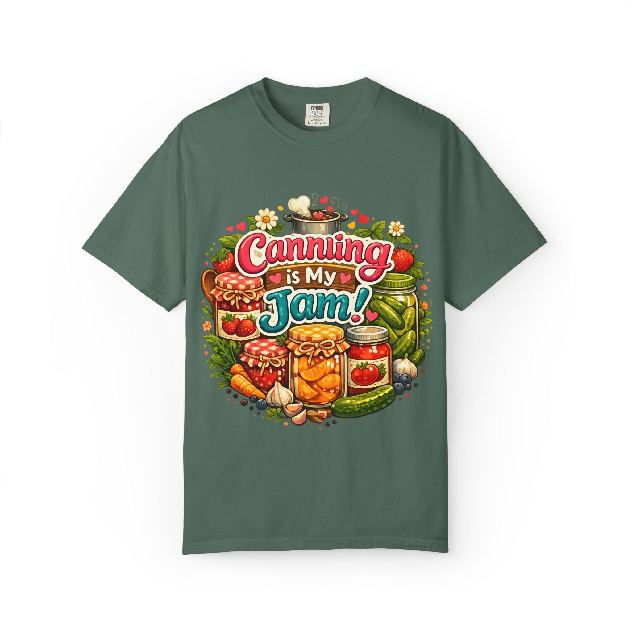 Canning Is My Jam T-Shirt — Retro Mason Jar Canning Shirt for Preservers & Gardeners
