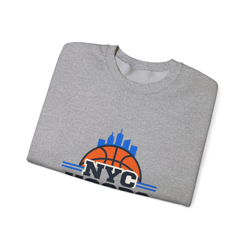NYC Hoops Club Varsity Crewneck, city basketball, collegiate streetwear