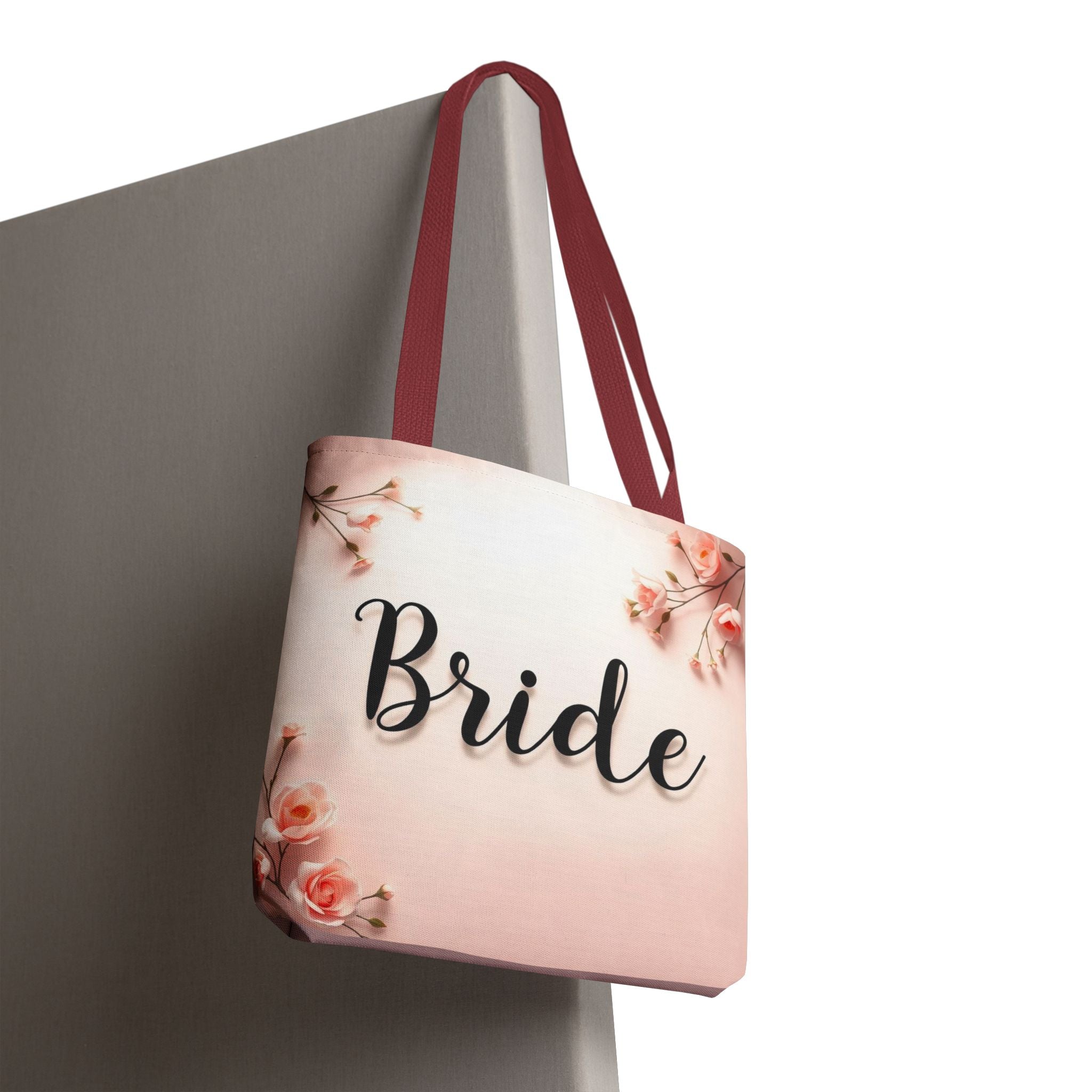 Bride Floral Tote Bag – Pink Bridal Shower & Bachelorette Gift