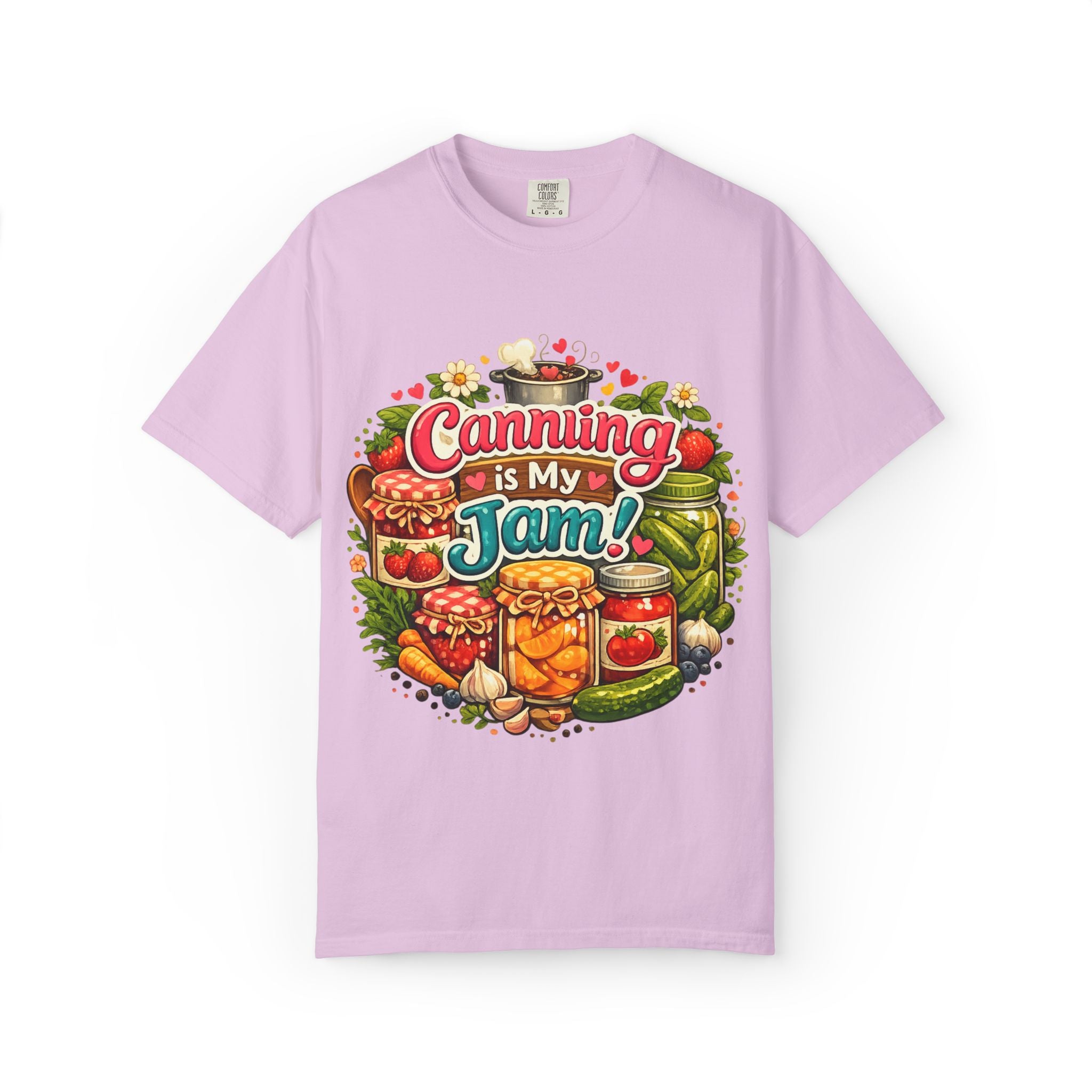 Canning Is My Jam T-Shirt — Retro Mason Jar Canning Shirt for Preservers & Gardeners