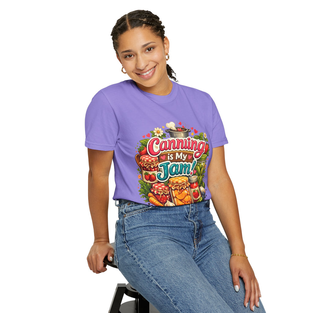 Canning Is My Jam T-Shirt — Retro Mason Jar Canning Shirt for Preservers & Gardeners