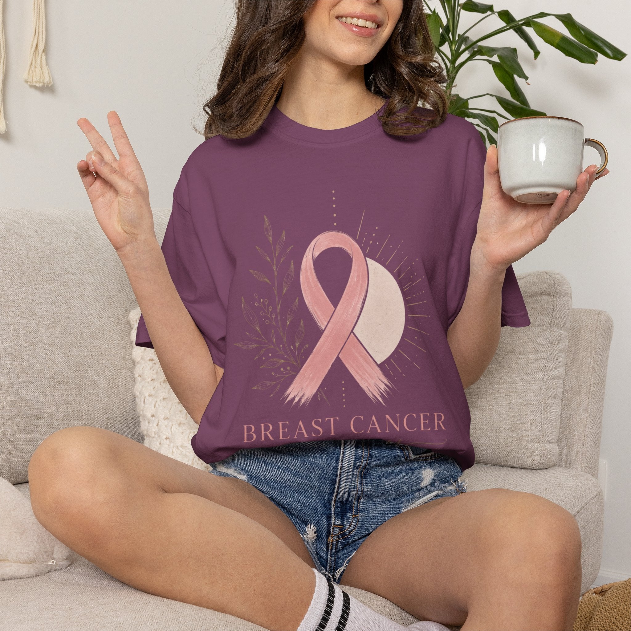 Breast Cancer Awareness T-Shirt — Pink Ribbon Support Tee
