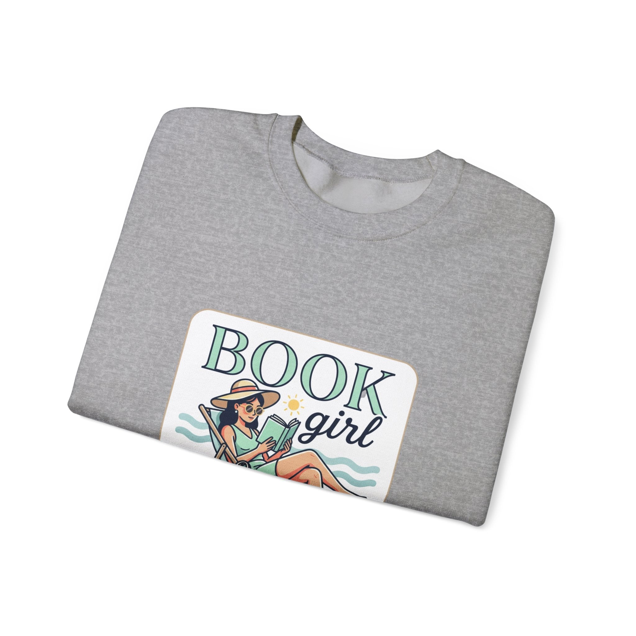Book Girl Summer Crewneck Sweatshirt | BookTok, Reading Aesthetic