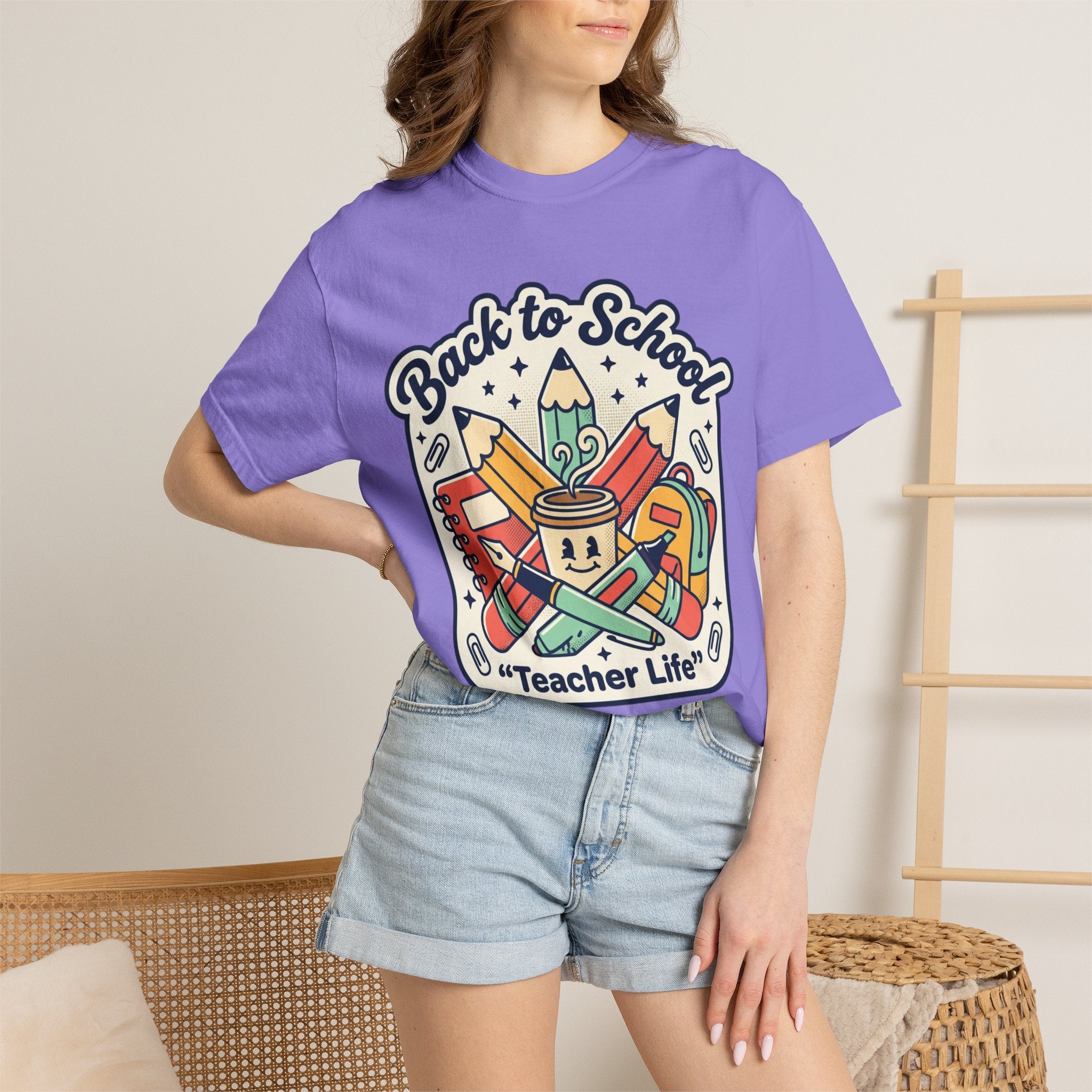 Teacher Life T-Shirt — Back to School Classroom Tee