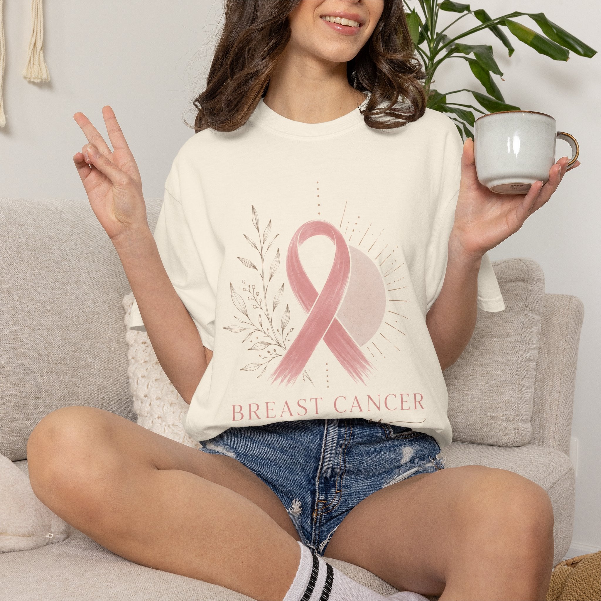Breast Cancer Awareness T-Shirt — Pink Ribbon Support Tee