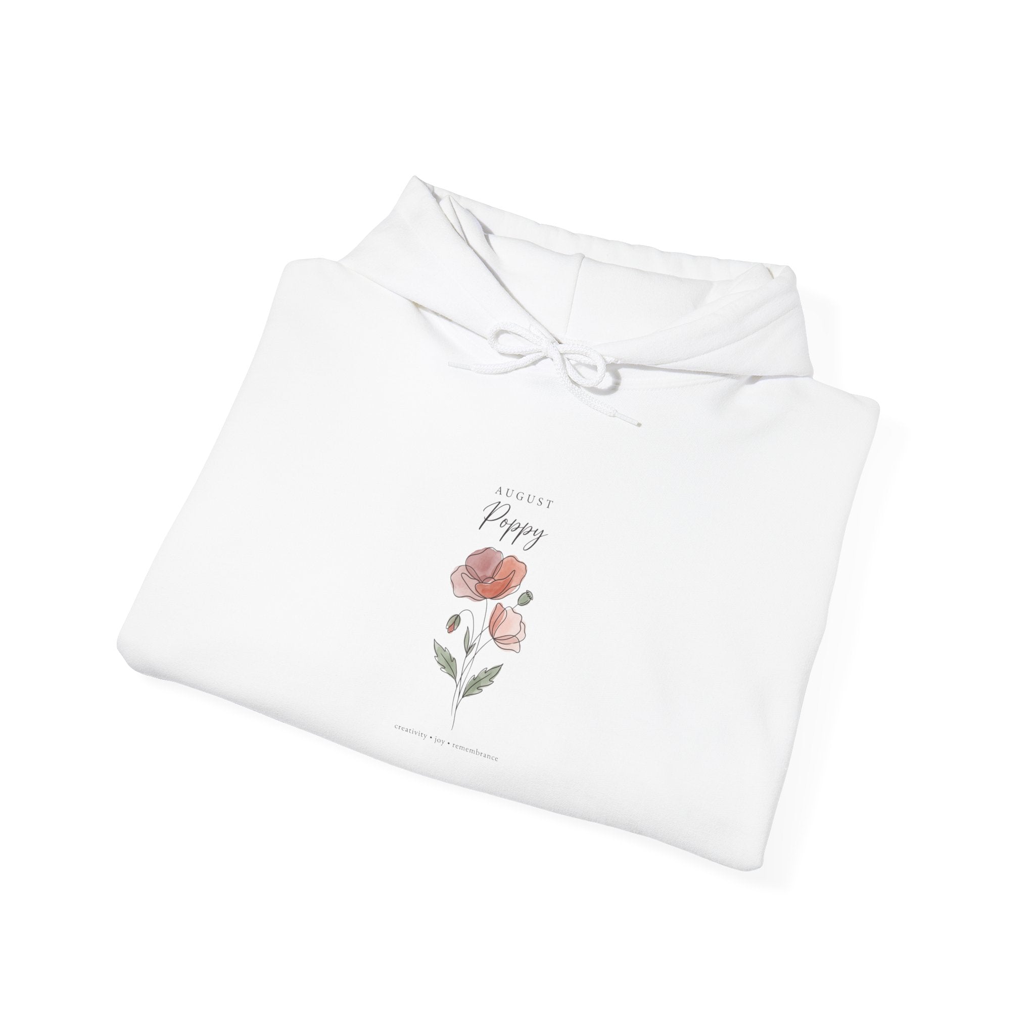 Birth Month Flower Hoodie | Personalized Botanical Watercolor, Custom Name