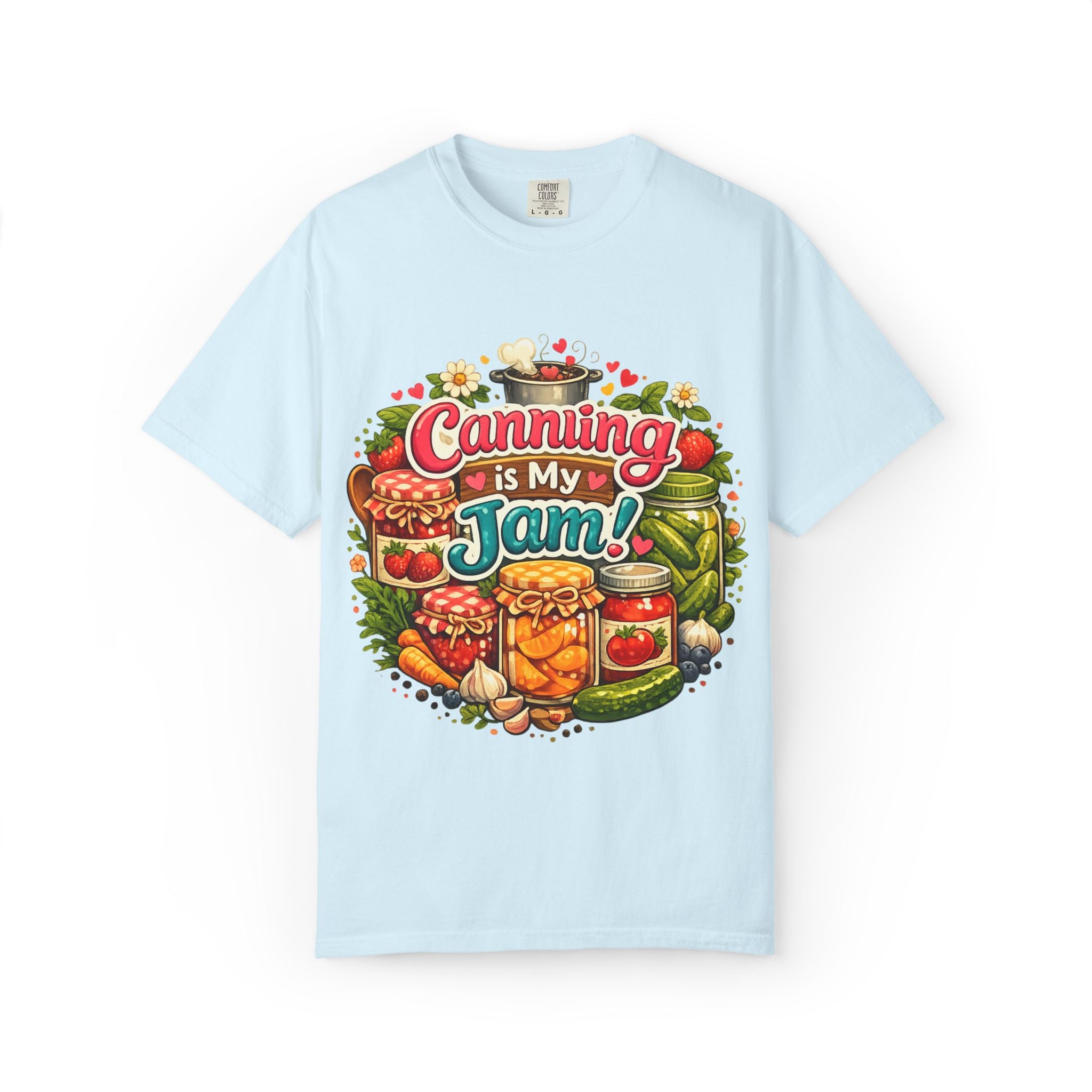 Canning Is My Jam T-Shirt — Retro Mason Jar Canning Shirt for Preservers & Gardeners