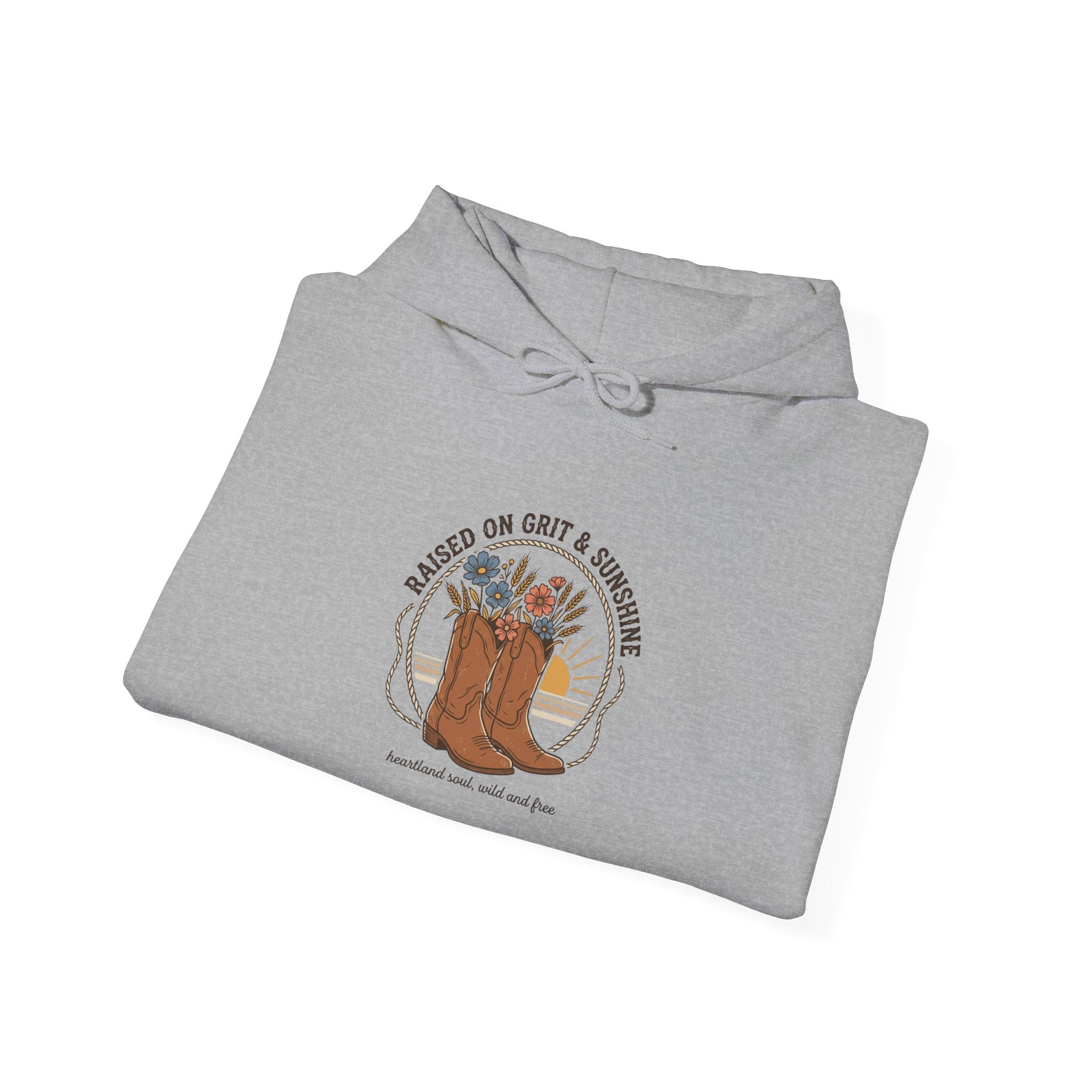 Cowgirl Boots Floral Graphic Hoodie | western, rustic
