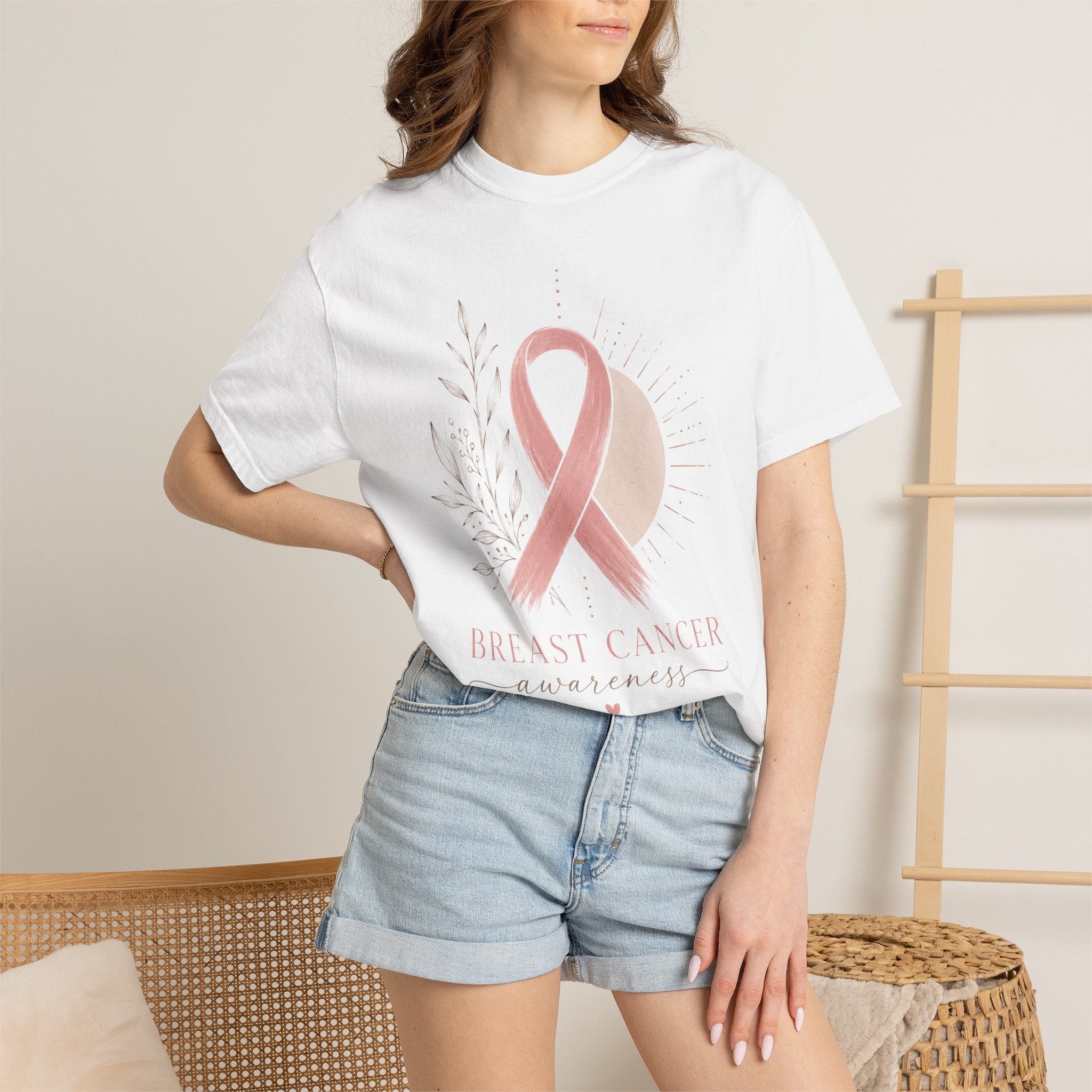 Breast Cancer Awareness T-Shirt — Pink Ribbon Support Tee