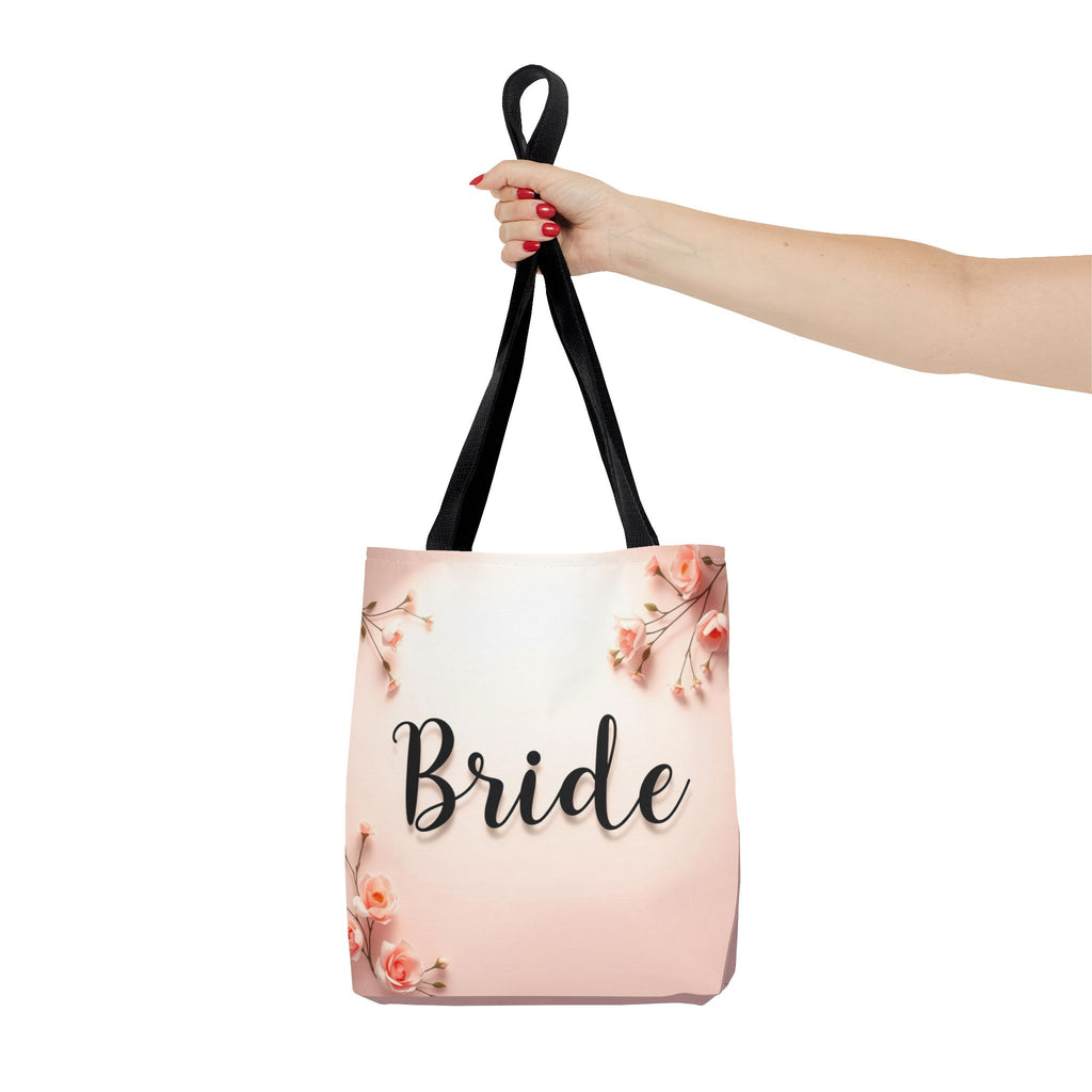 Bride Floral Tote Bag – Pink Bridal Shower & Bachelorette Gift