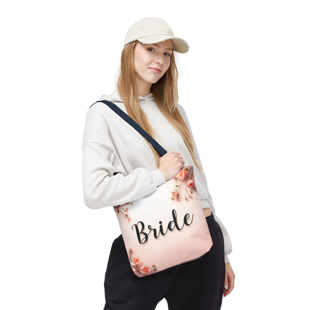 Bride Floral Tote Bag – Pink Bridal Shower & Bachelorette Gift