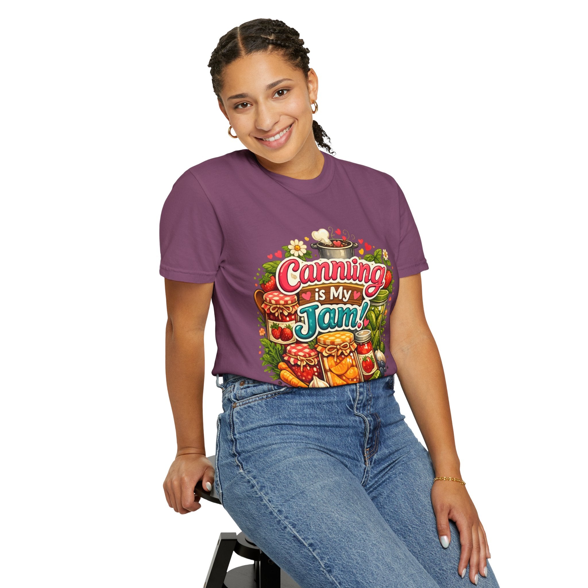 Canning Is My Jam T-Shirt — Retro Mason Jar Canning Shirt for Preservers & Gardeners