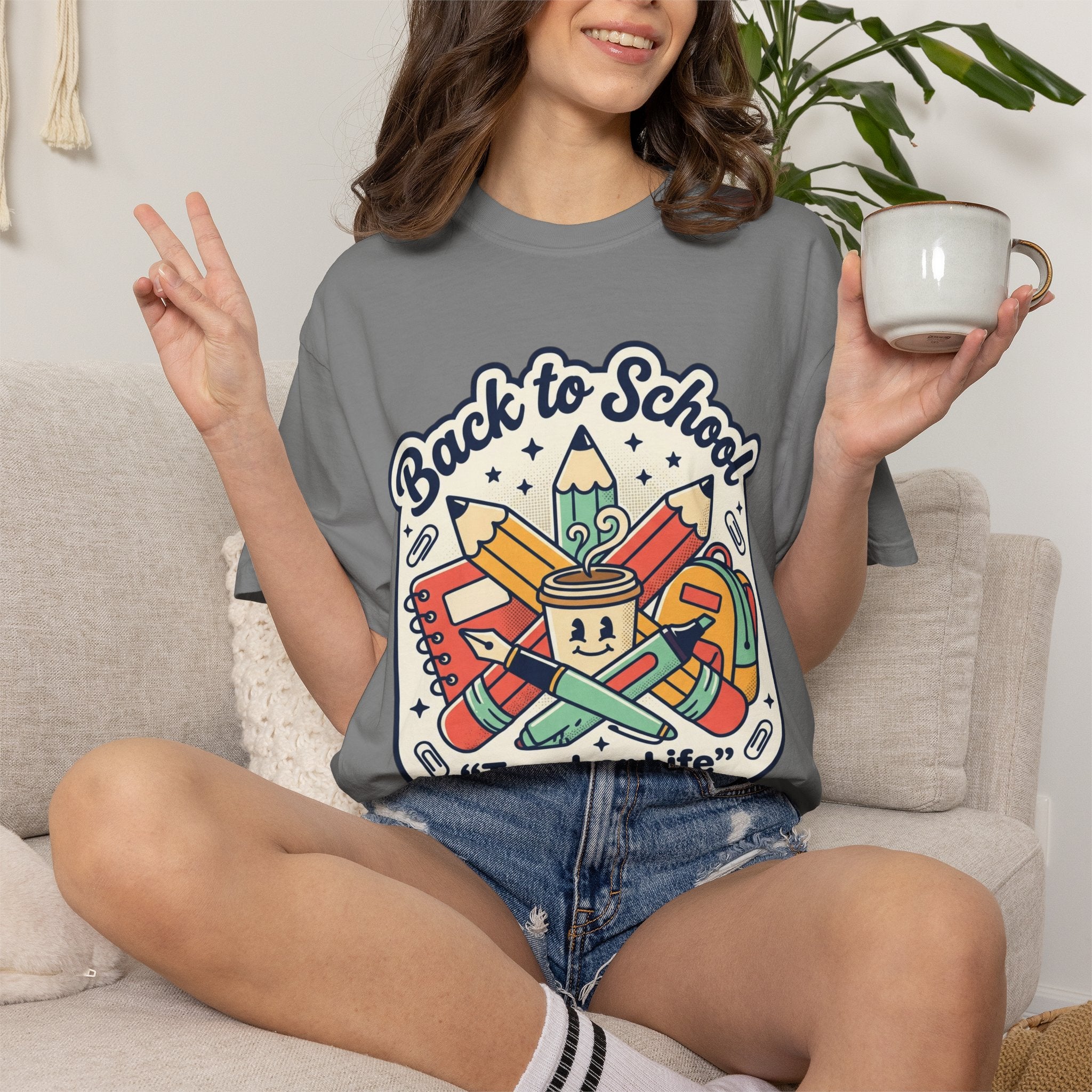 Teacher Life T-Shirt — Back to School Classroom Tee