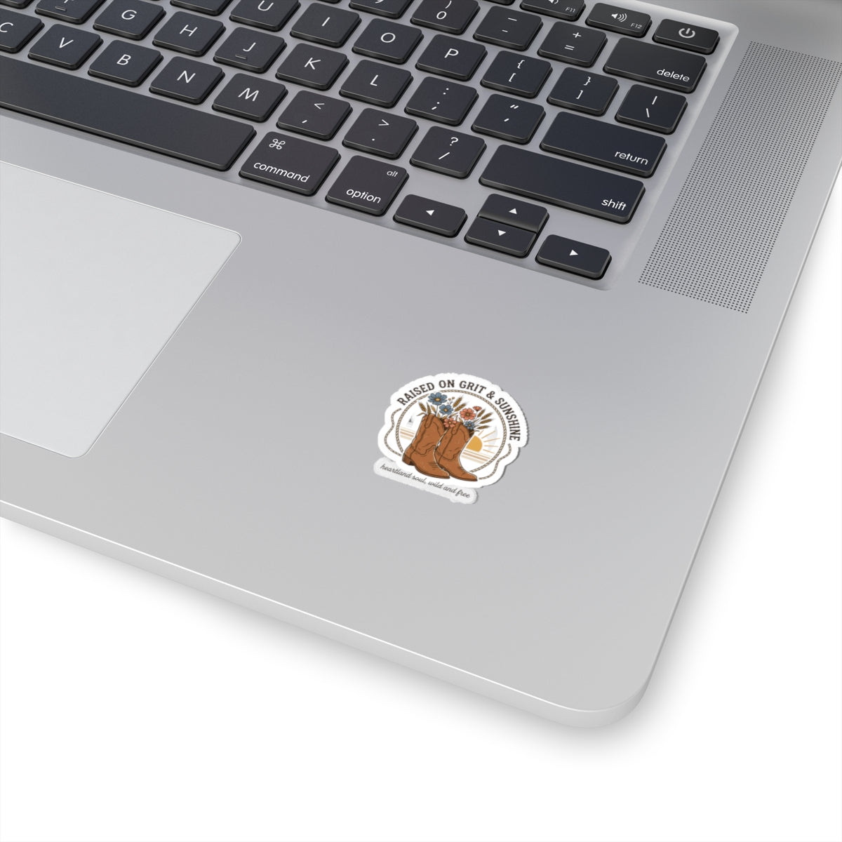 Raised on Grit & Sunshine Sticker | Western Cowgirl Rustic Ranch Prairie