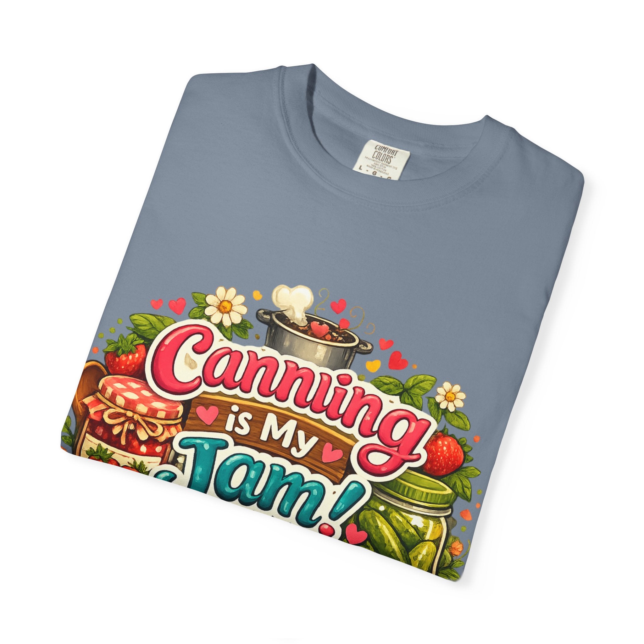 Canning Is My Jam T-Shirt — Retro Mason Jar Canning Shirt for Preservers & Gardeners