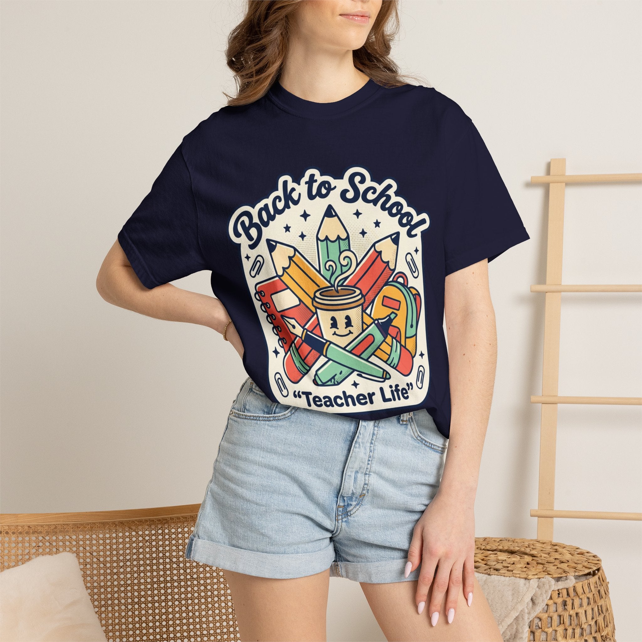 Teacher Life T-Shirt — Back to School Classroom Tee