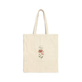 Birth Month Flower Tote | Personalized Botanical Watercolor, Custom Name