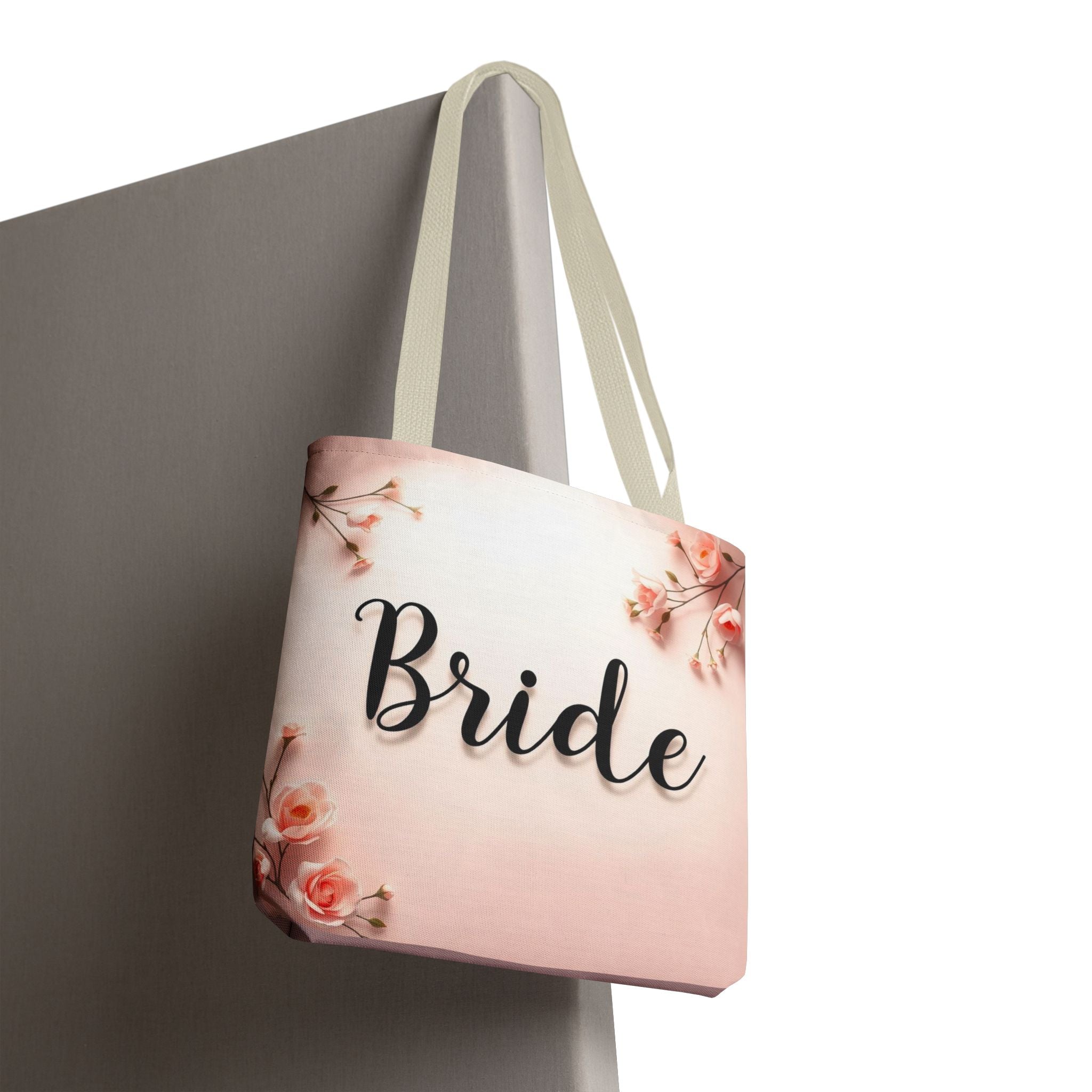 Bride Floral Tote Bag – Pink Bridal Shower & Bachelorette Gift
