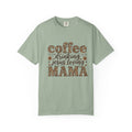 Coffee-Drinking Jesus-Loving Mama T-Shirt — Leopard Print Mom Tee