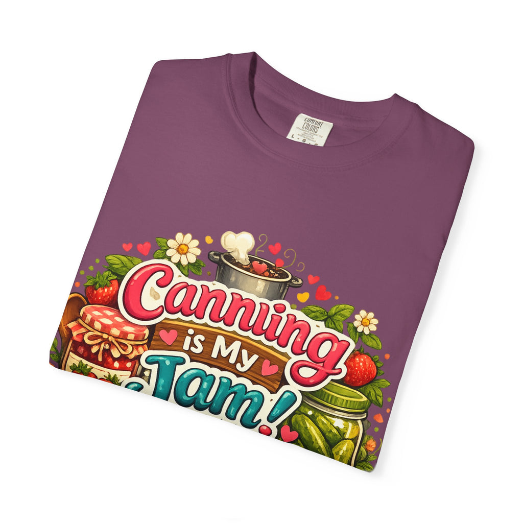 Canning Is My Jam T-Shirt — Retro Mason Jar Canning Shirt for Preservers & Gardeners