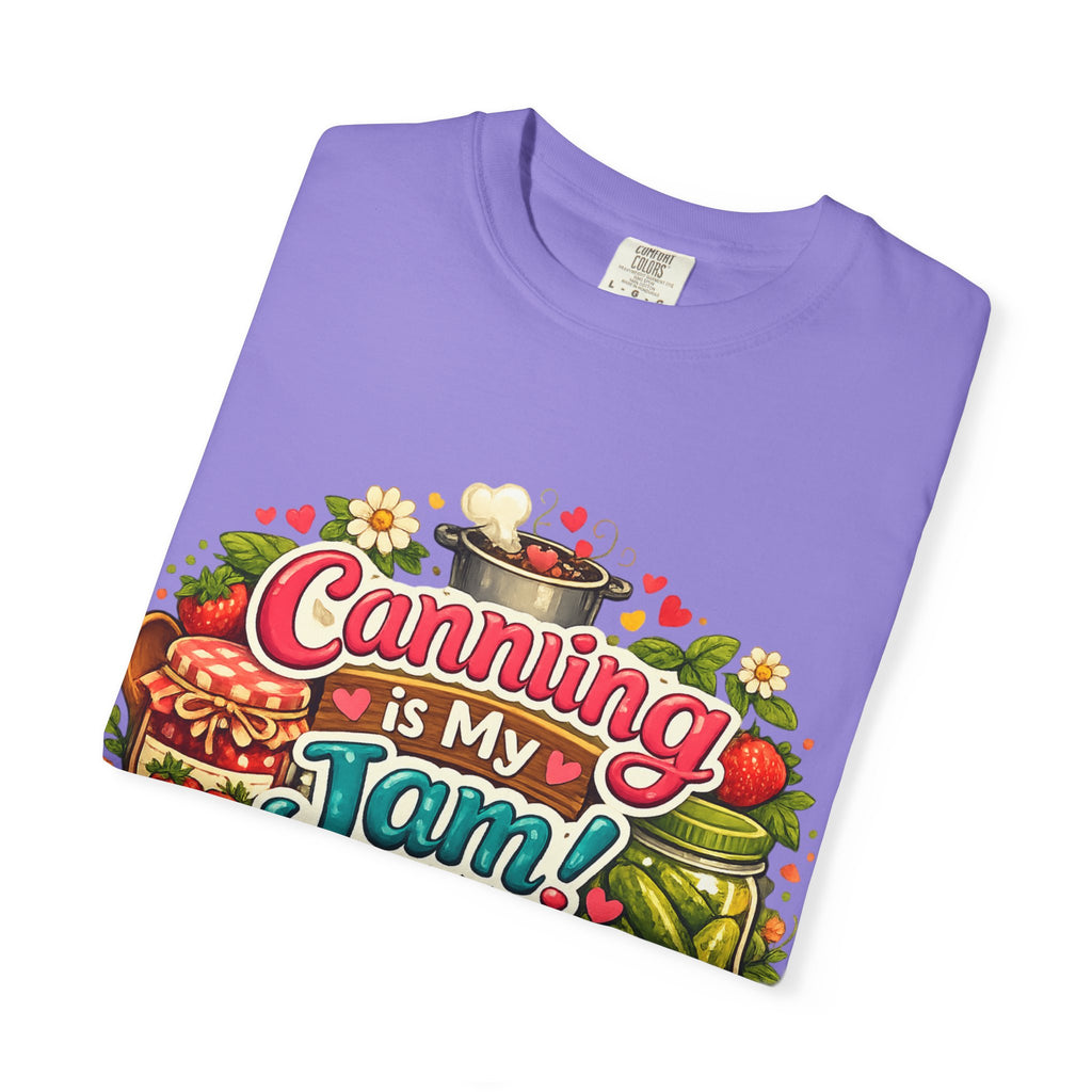 Canning Is My Jam T-Shirt — Retro Mason Jar Canning Shirt for Preservers & Gardeners