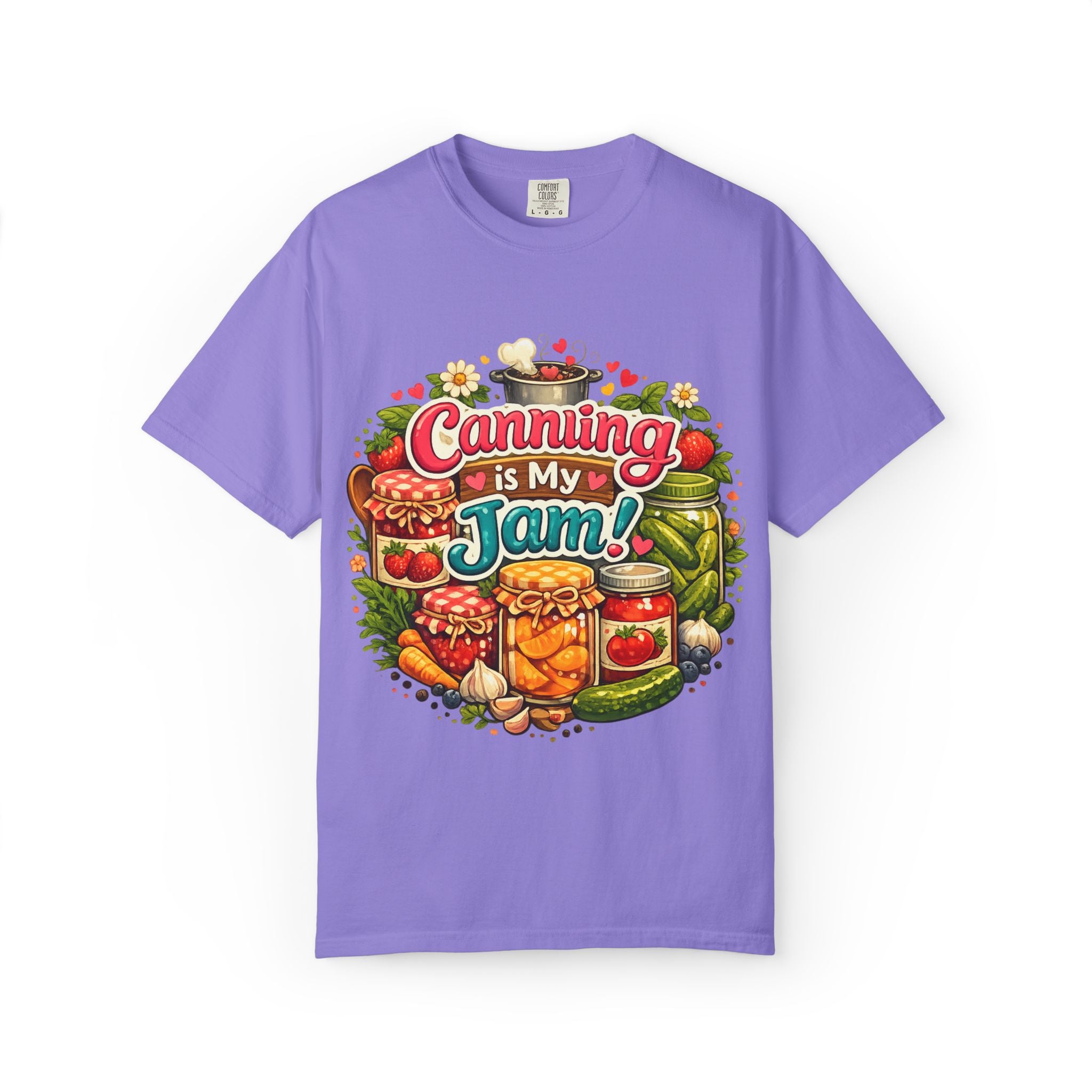 Canning Is My Jam T-Shirt — Retro Mason Jar Canning Shirt for Preservers & Gardeners